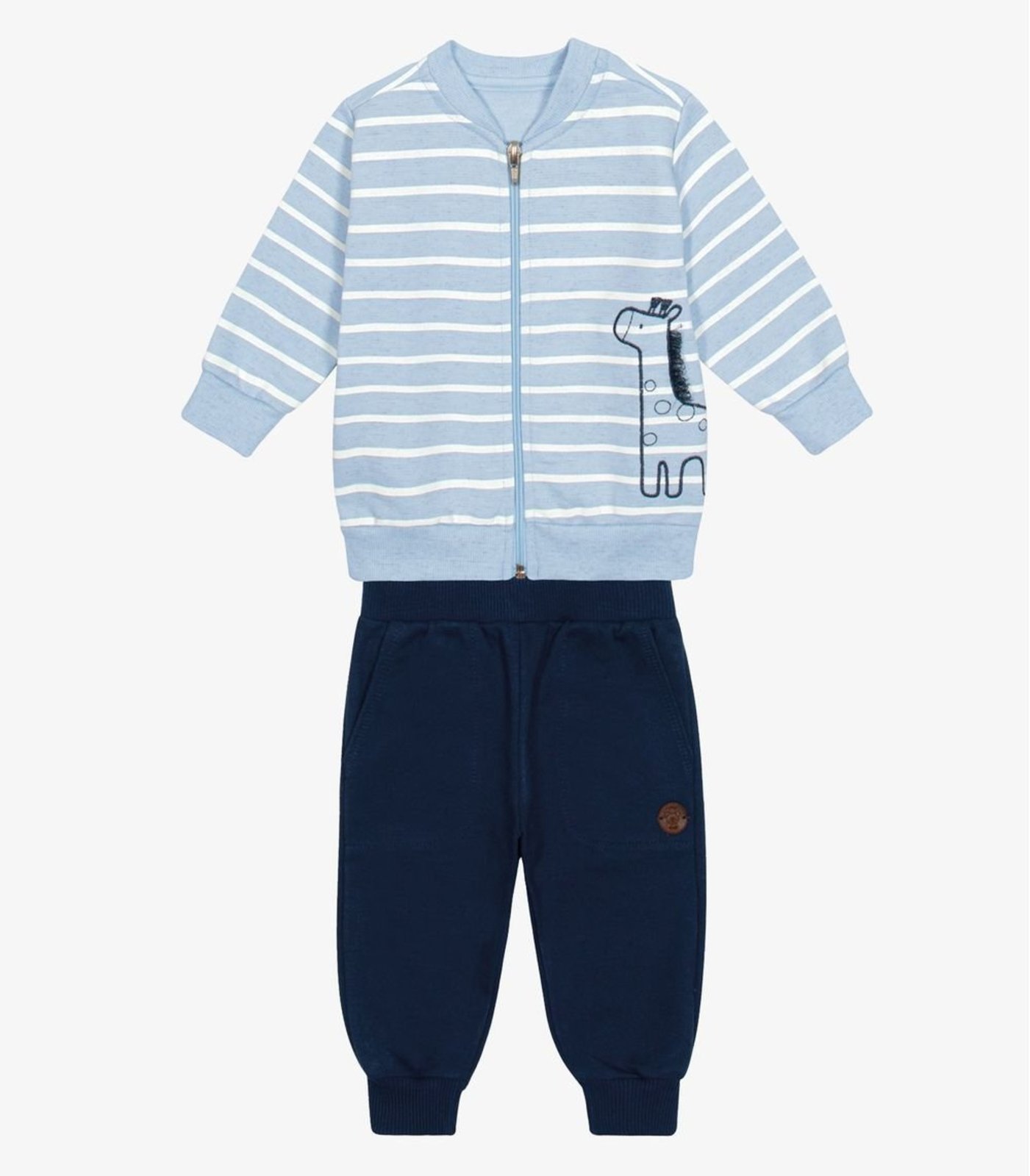 Infantil - Conjunto Jaqueta com calça Menino Trick Nick Azul