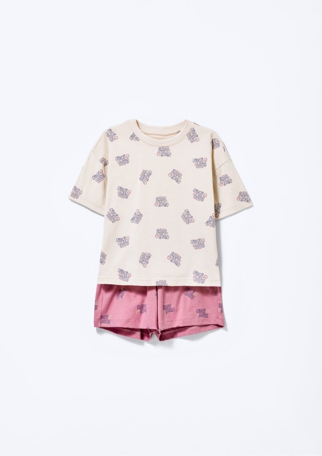 Pijama Menina Box Estampado Hering