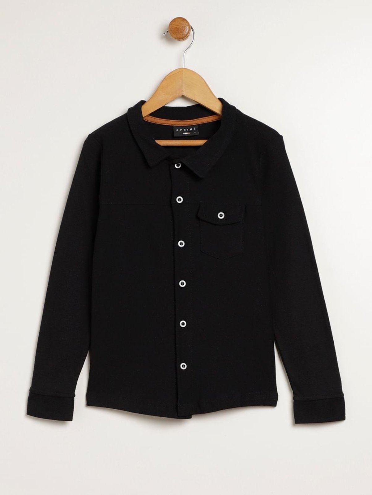 Infantil - Camisa Manga Longa Para Menino - PRETO