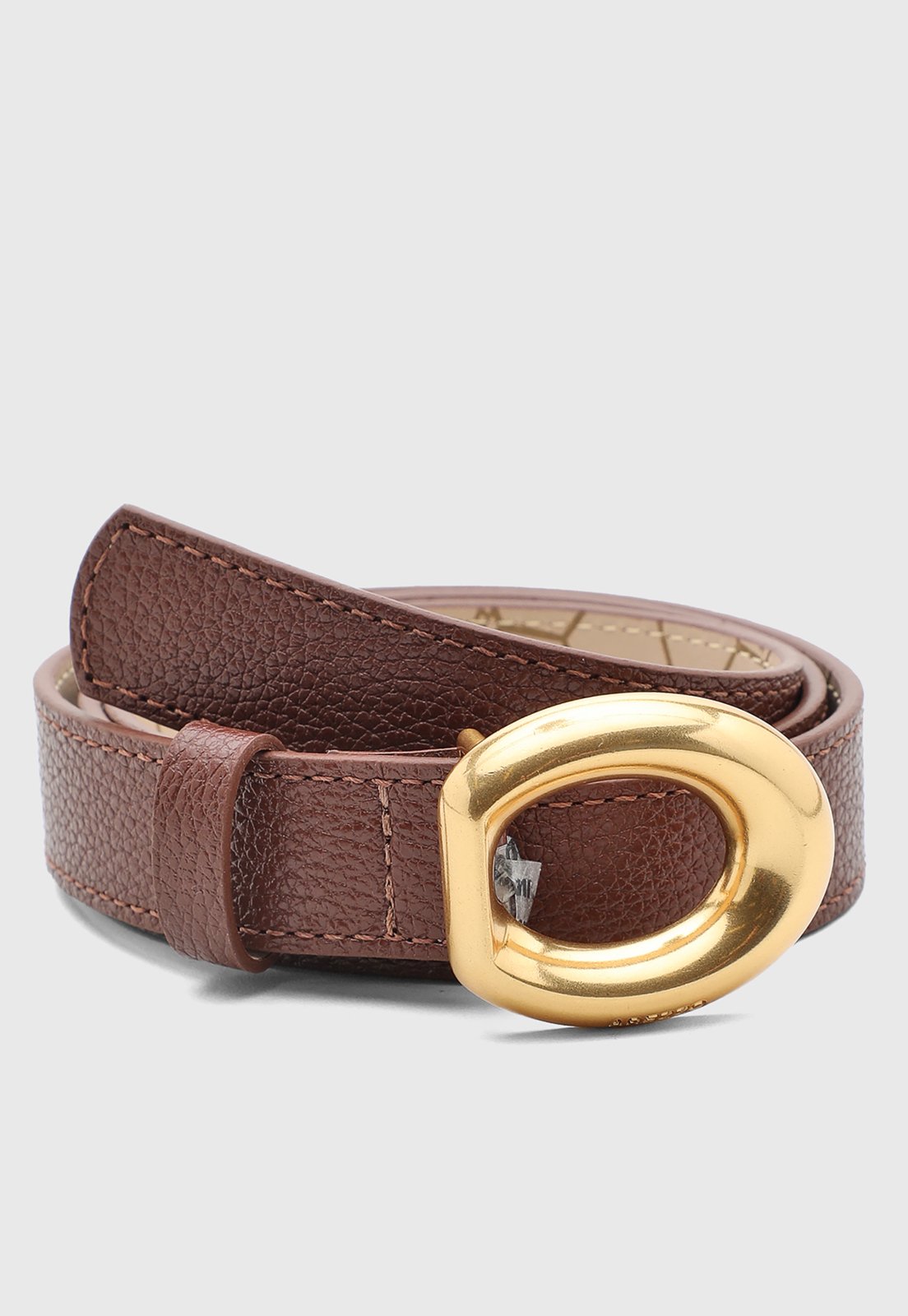 Cinto Feminino Arezzo Couro Marrom