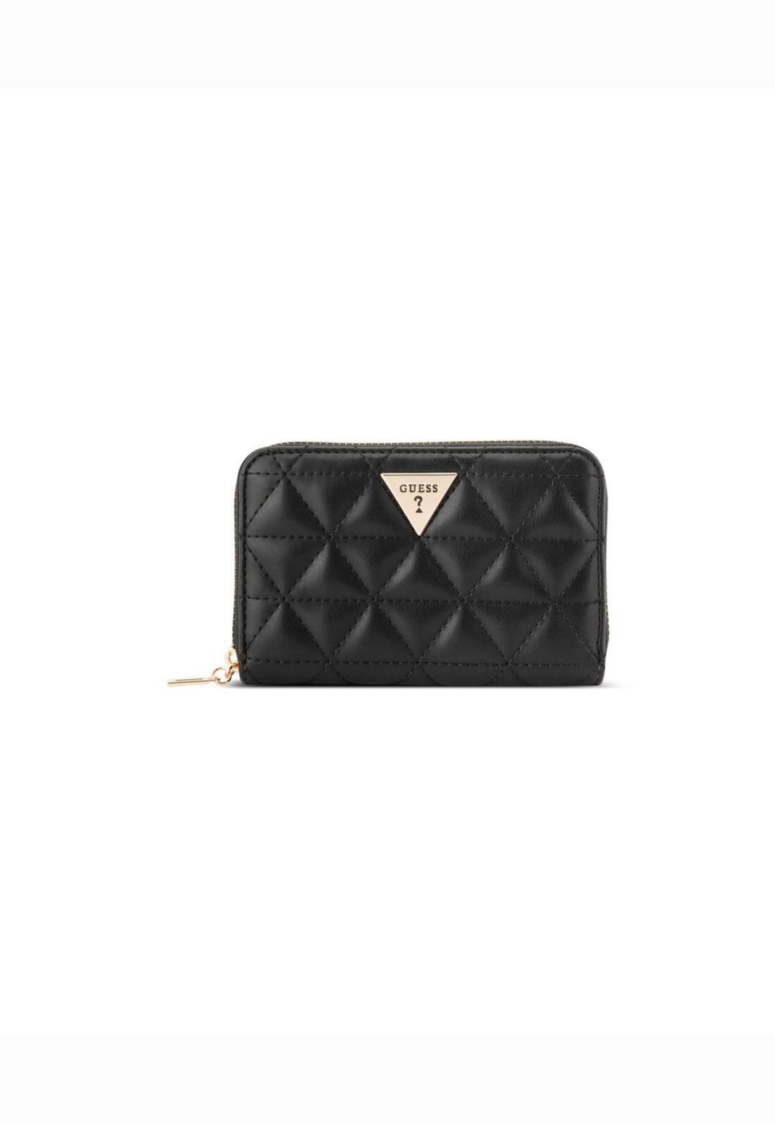 Carteira Guess Katy Slg Medium Zip Around Preto