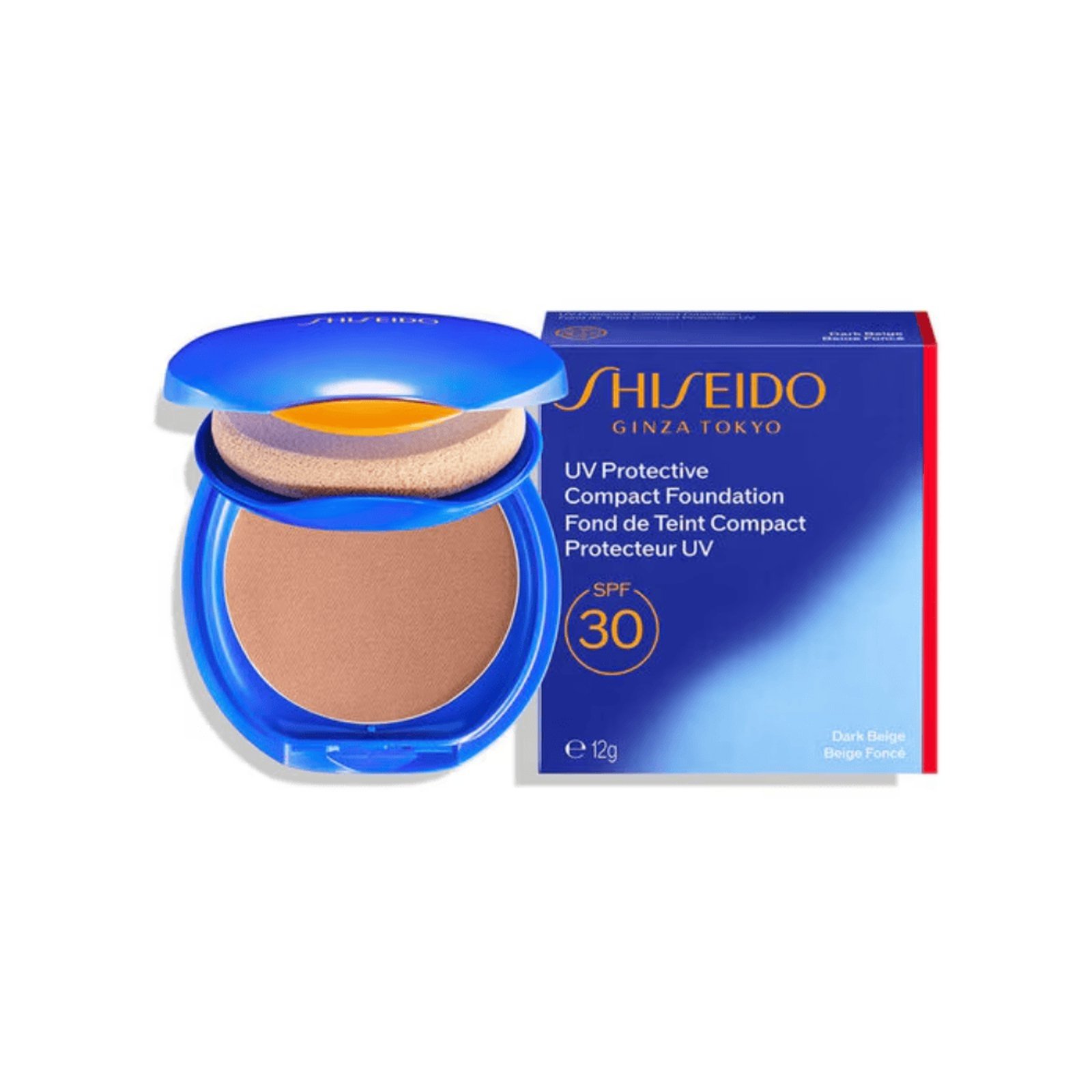 Vista 3 Shiseido Refil Compact Foundation Dark Beige bege beige Shiseido bege beige