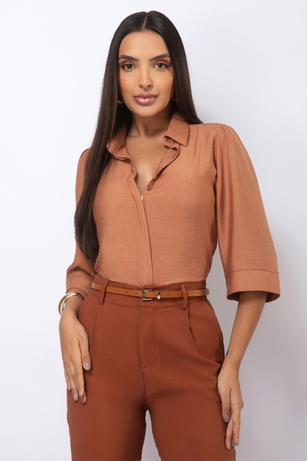Camisa Solar ¾ Feminina – Zaiko