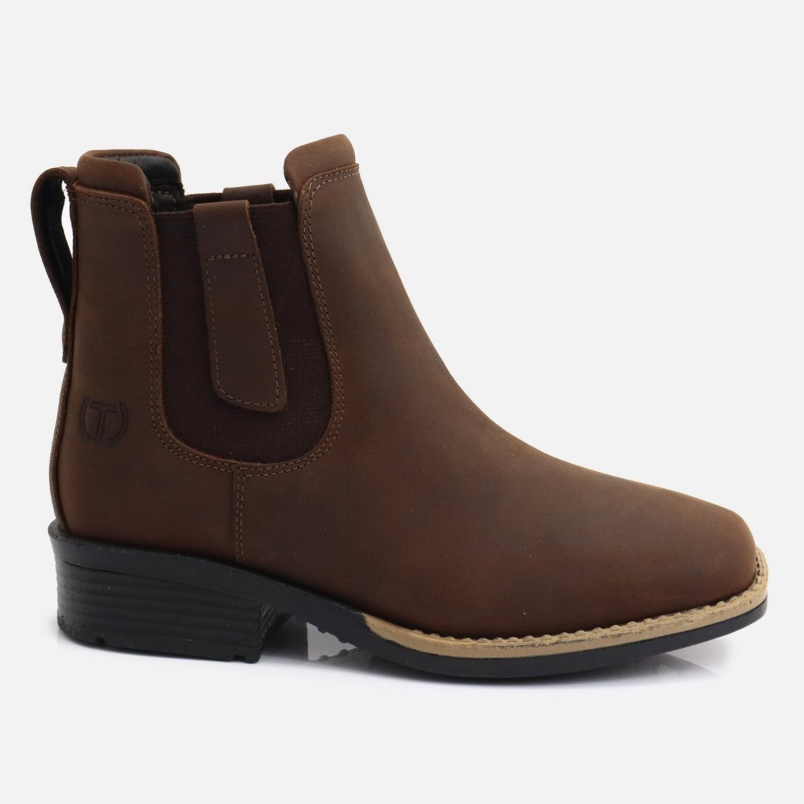 Botina Tito Borges Couro Letigimo Café Bota Country Conforto e Durabilidade Chocolate