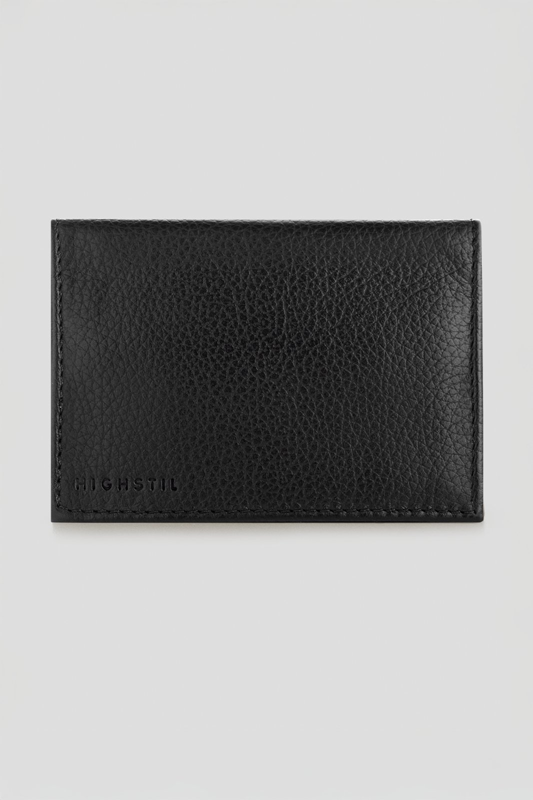 HIGHSTIL Porta Cartão em Couro - Preto
