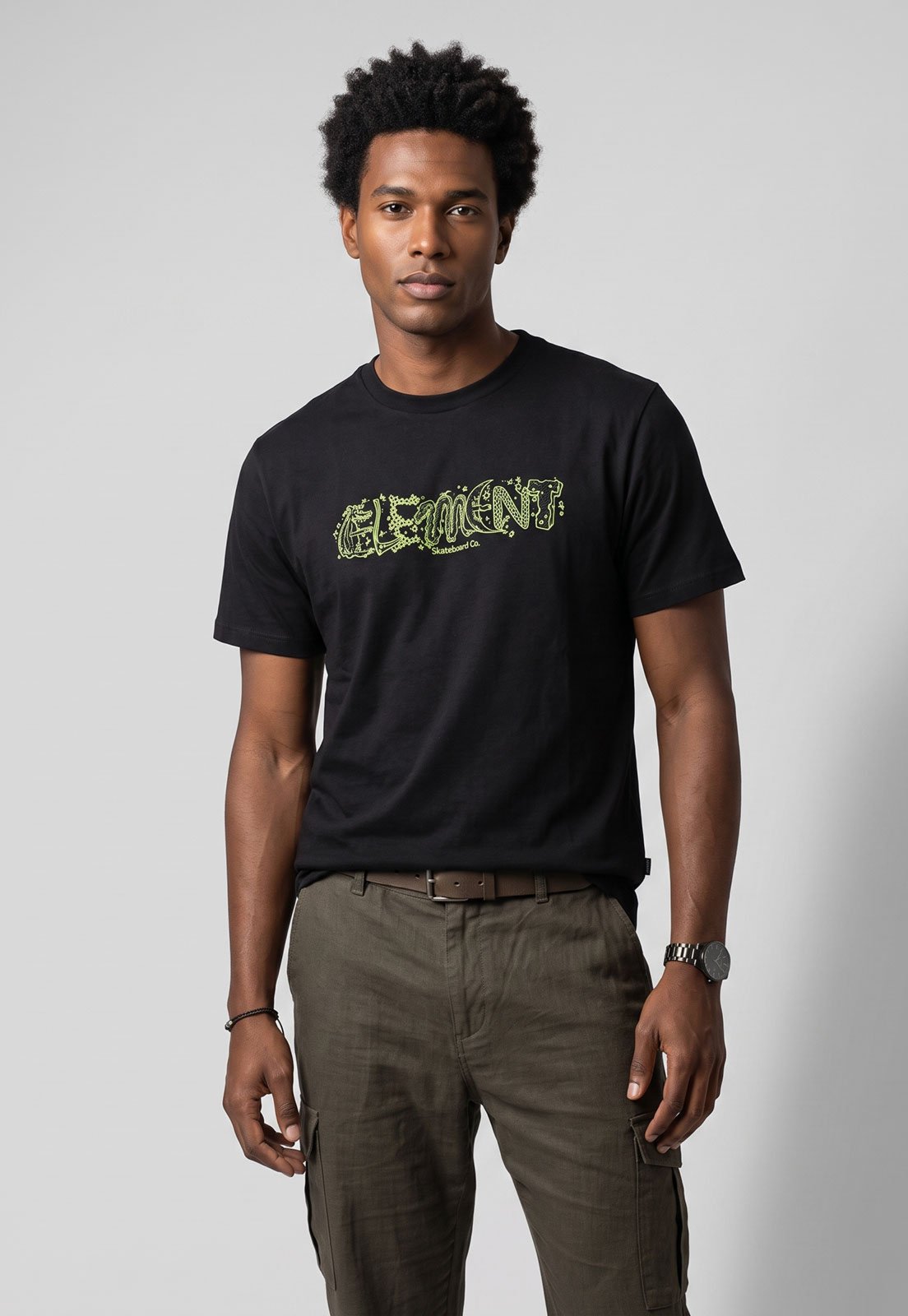 Camiseta Masculina Element Bad Dreams Preta