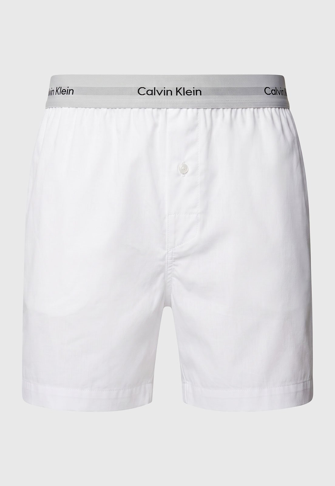Cueca Samba Canção Calvin Klein Underwear Lisa Branca