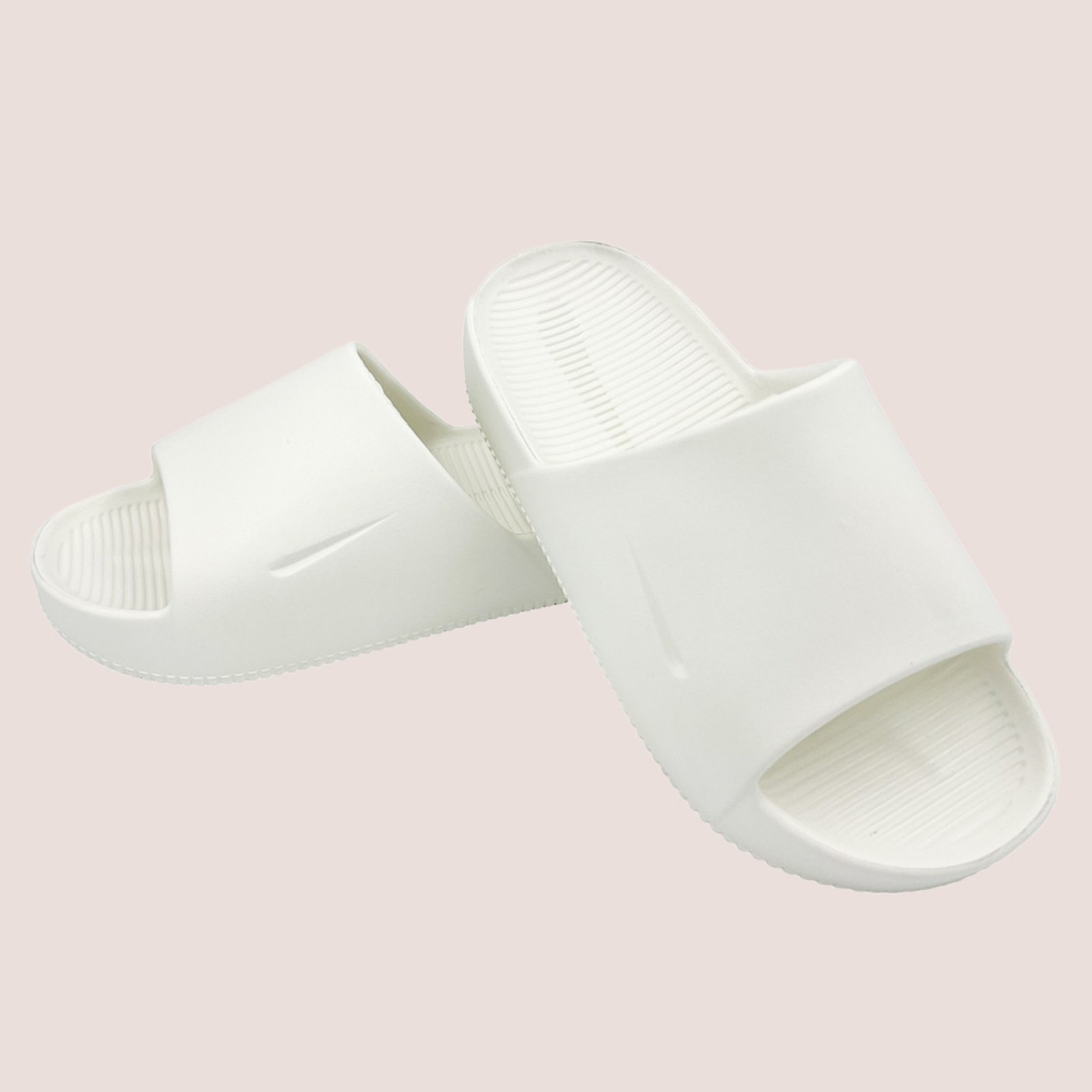 Chinelo Masculino Calm Slide Macio Estiloso Para Dia A Dia Off White