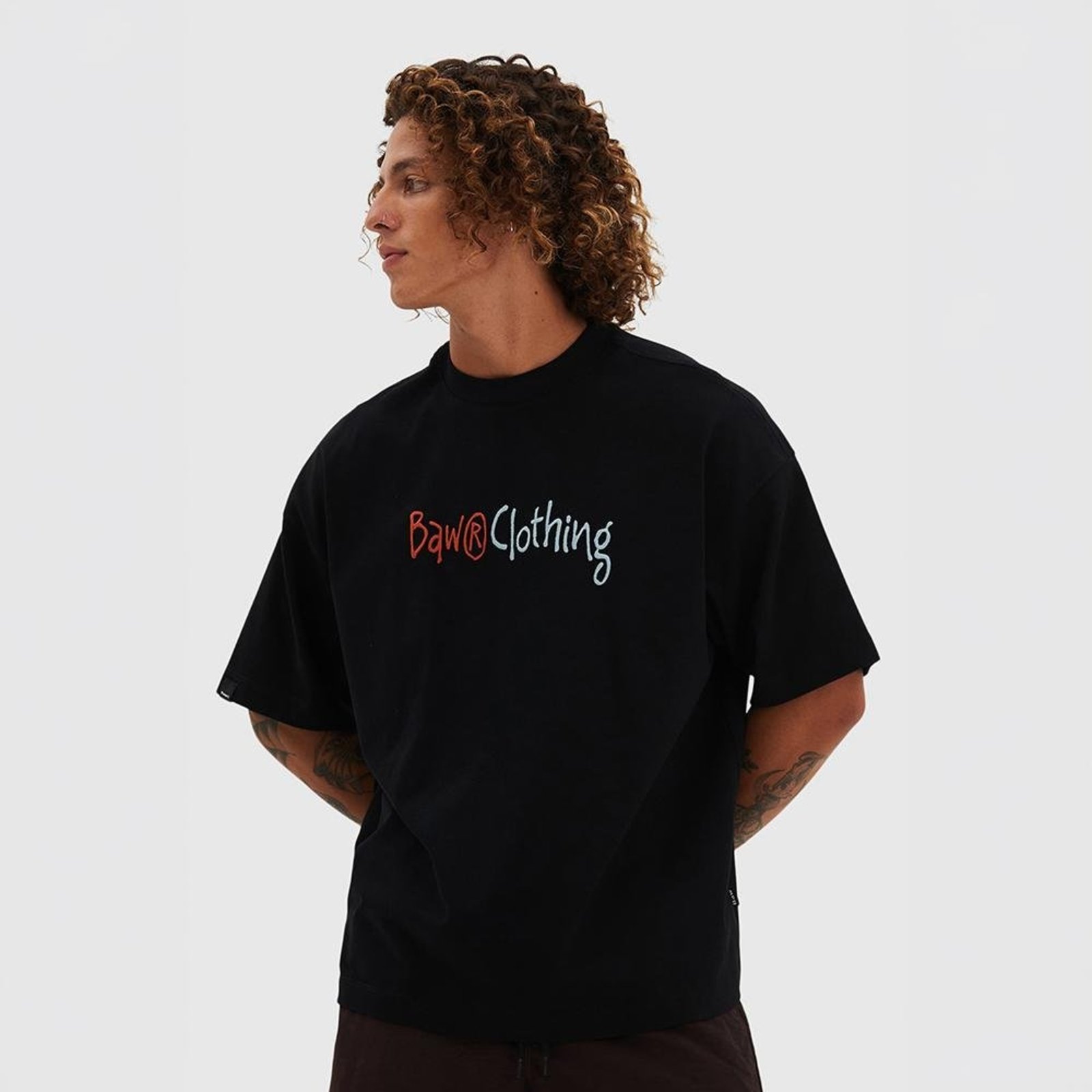Camiseta Oversized Baw Connect Preto