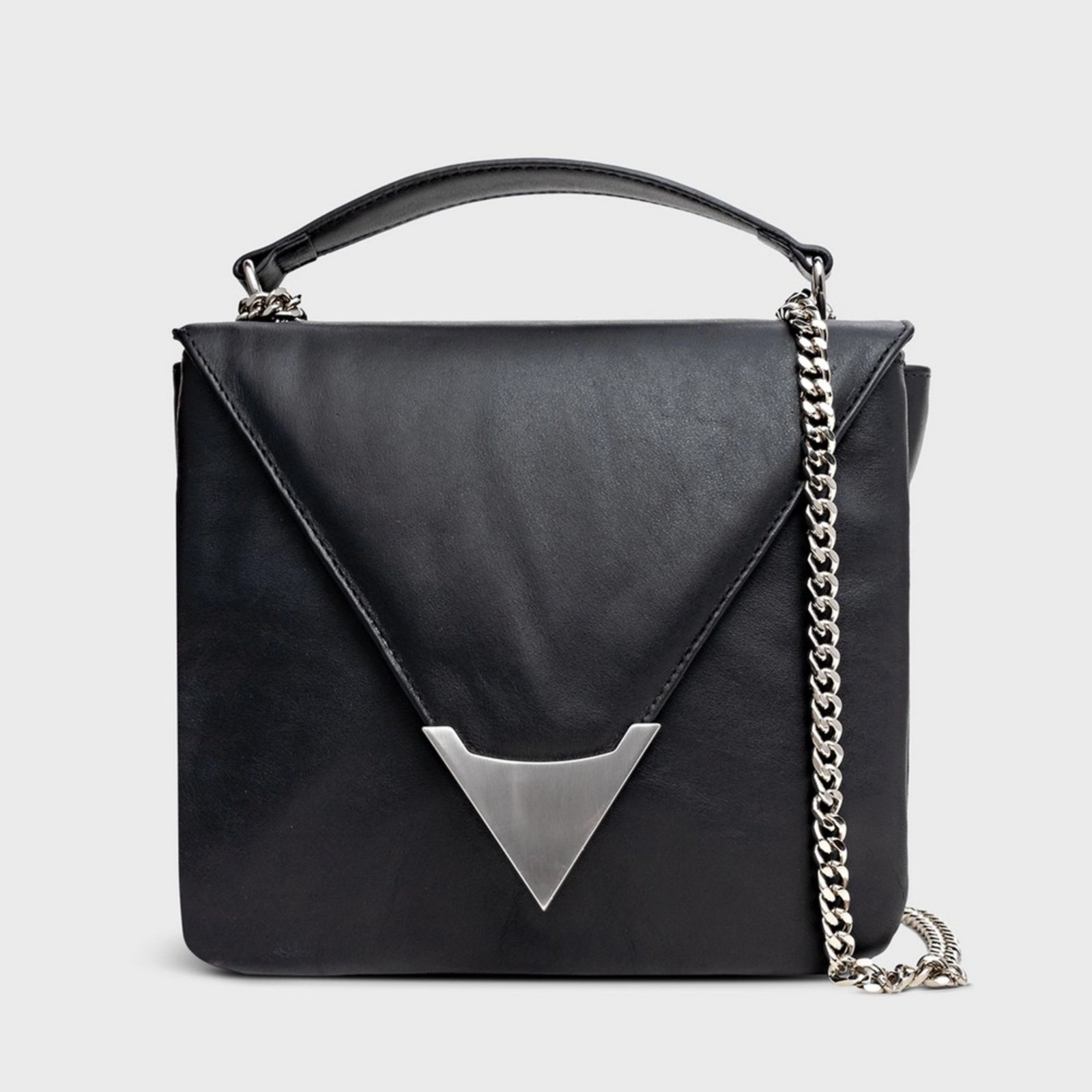 Vista 2 Bolsa Tiracolo Prata Carrano 800687P preto preto
