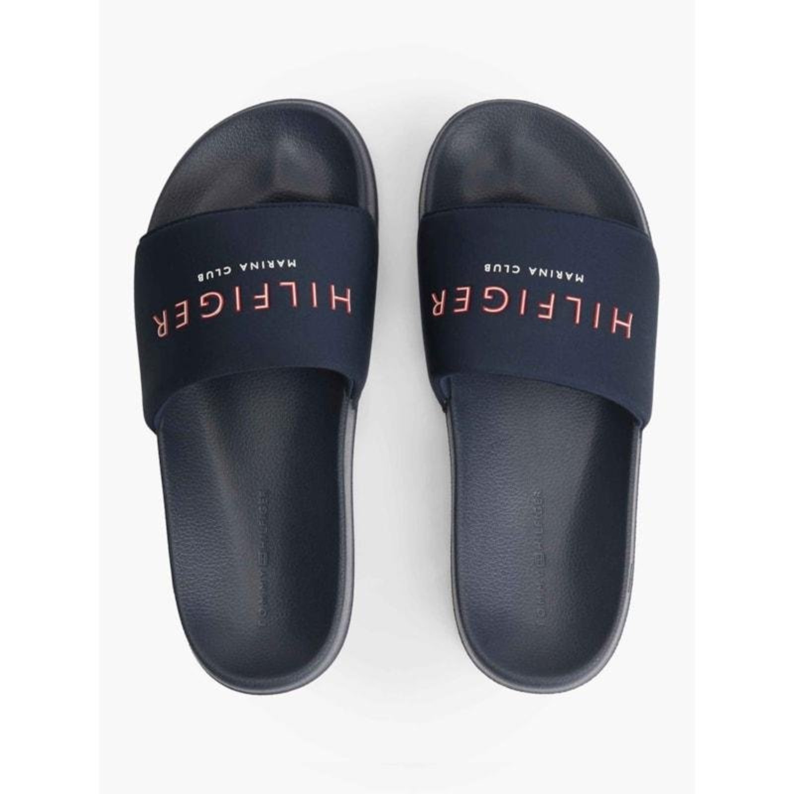 Slide com Logo Tommy Hilfiger Azul