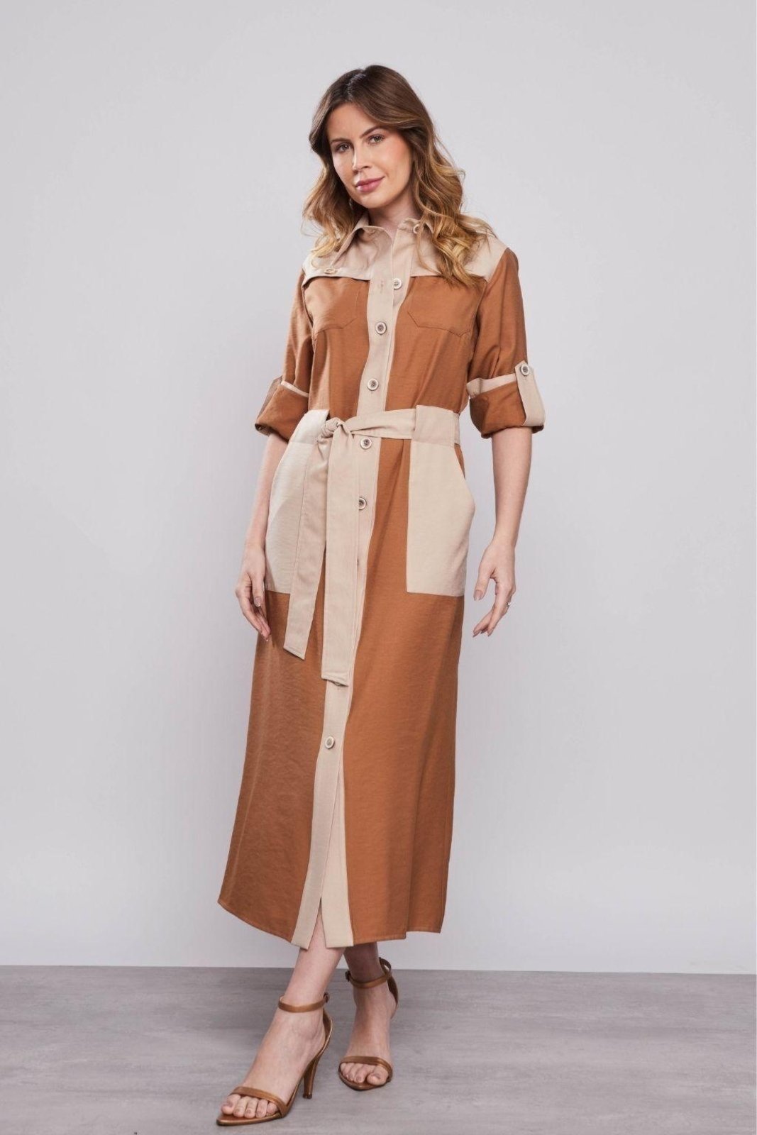 Vestido Rubinella Chemise Helena Castanho