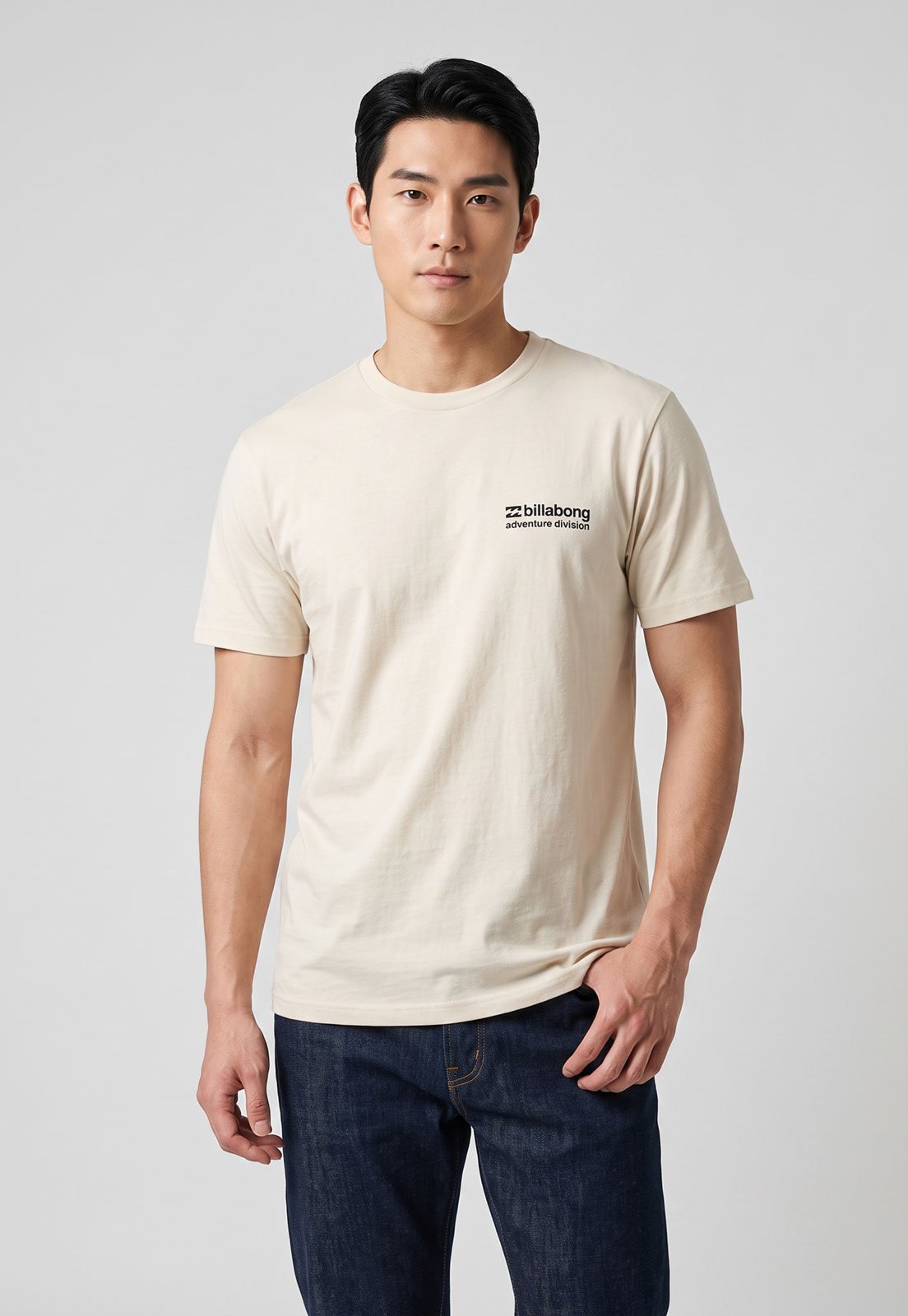 Camiseta Masculina Billabong Making Tracks Bege
