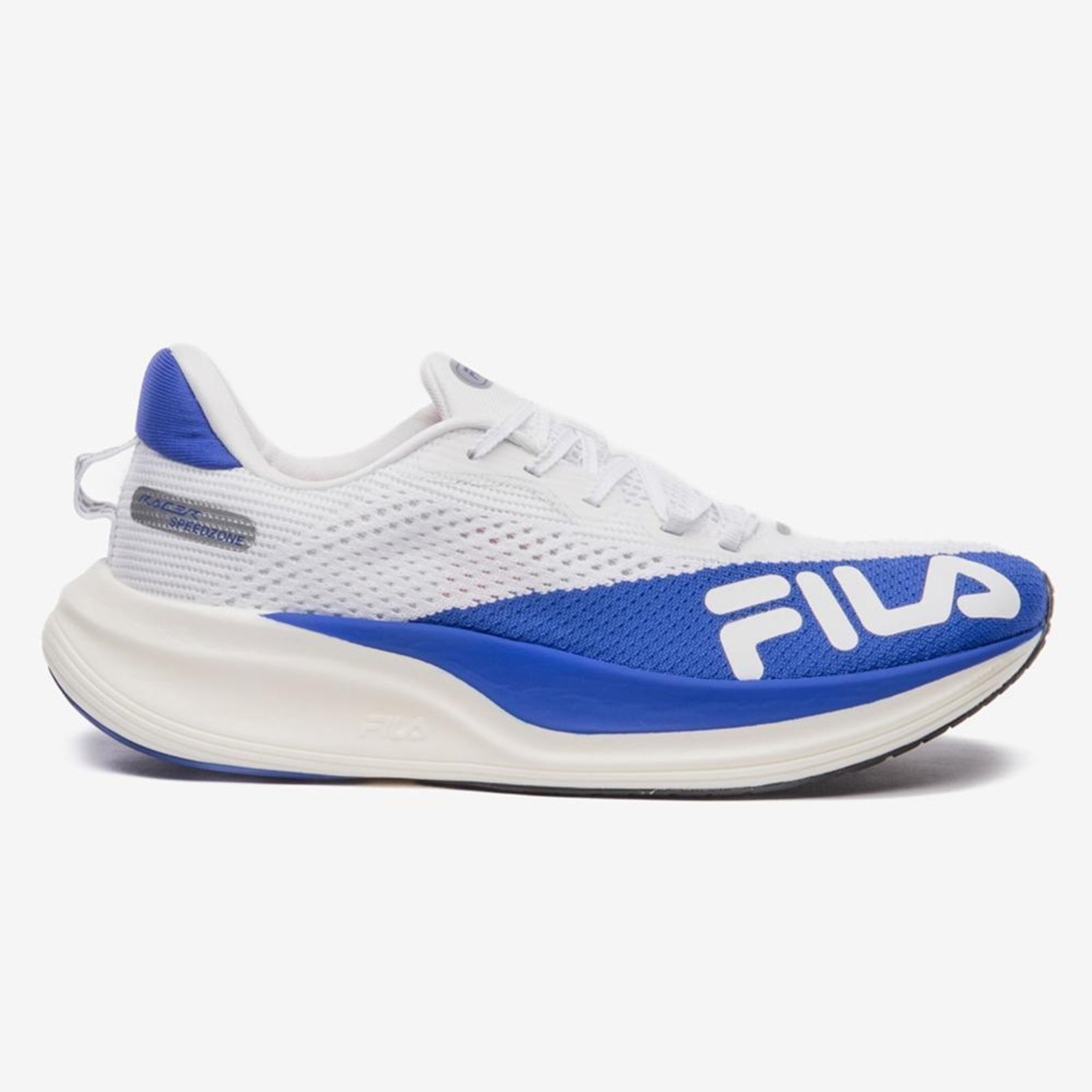 Vista 2 Tênis Masculino Fila Racer Speedzone Corrida Performance 38 branco Fila branco