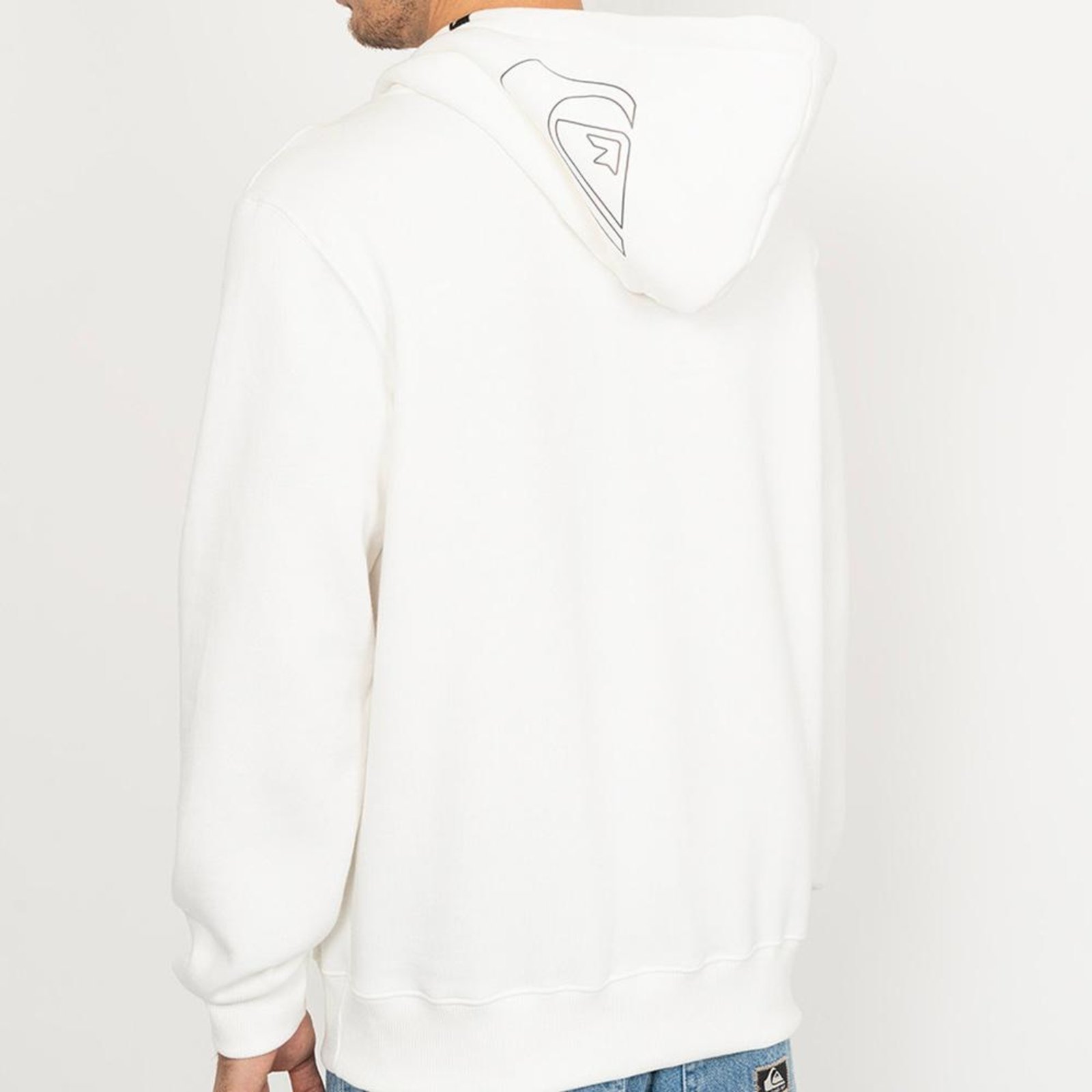 Moletom Quiksilver Canguru Gradient Type Antique WT26 Branco