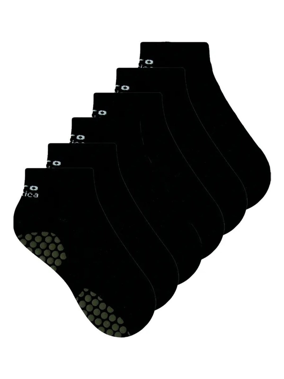 Vista 2 Kit 6 Pares de Meias Hidroginástica Selene 4010 preto SELENE preto