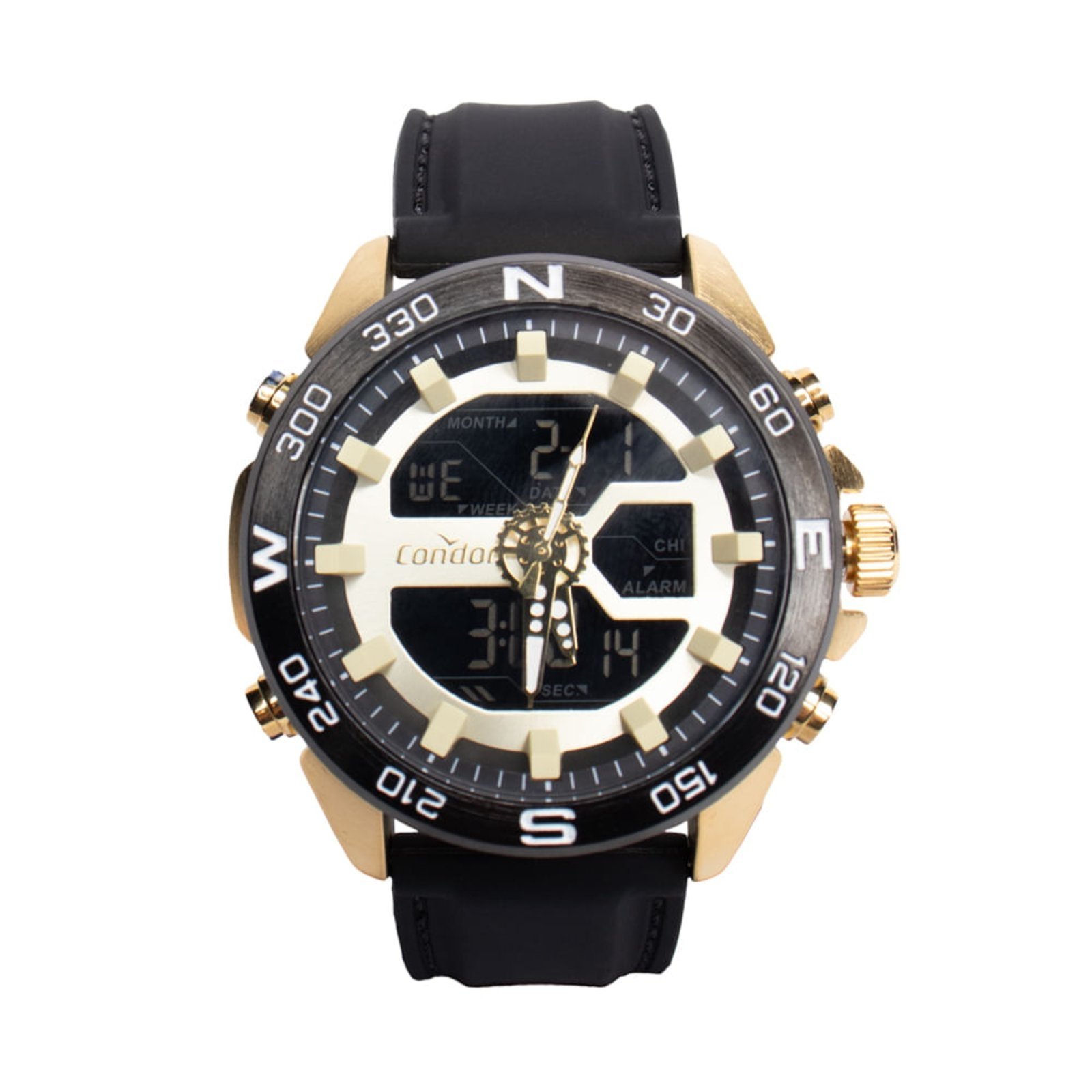 Vista 2 Relógio Masculino Condor Analógico/Digital COY121AA/4K Technos preto Technos preto