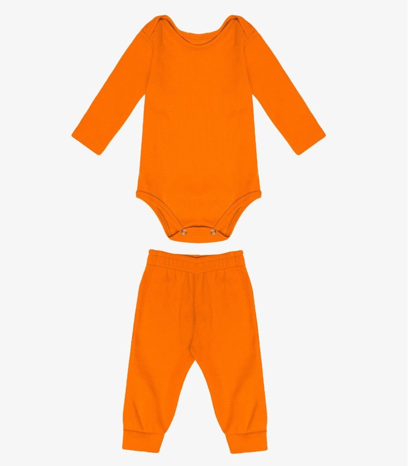 Infantil – Conjunto Body com Calça Select Laranja