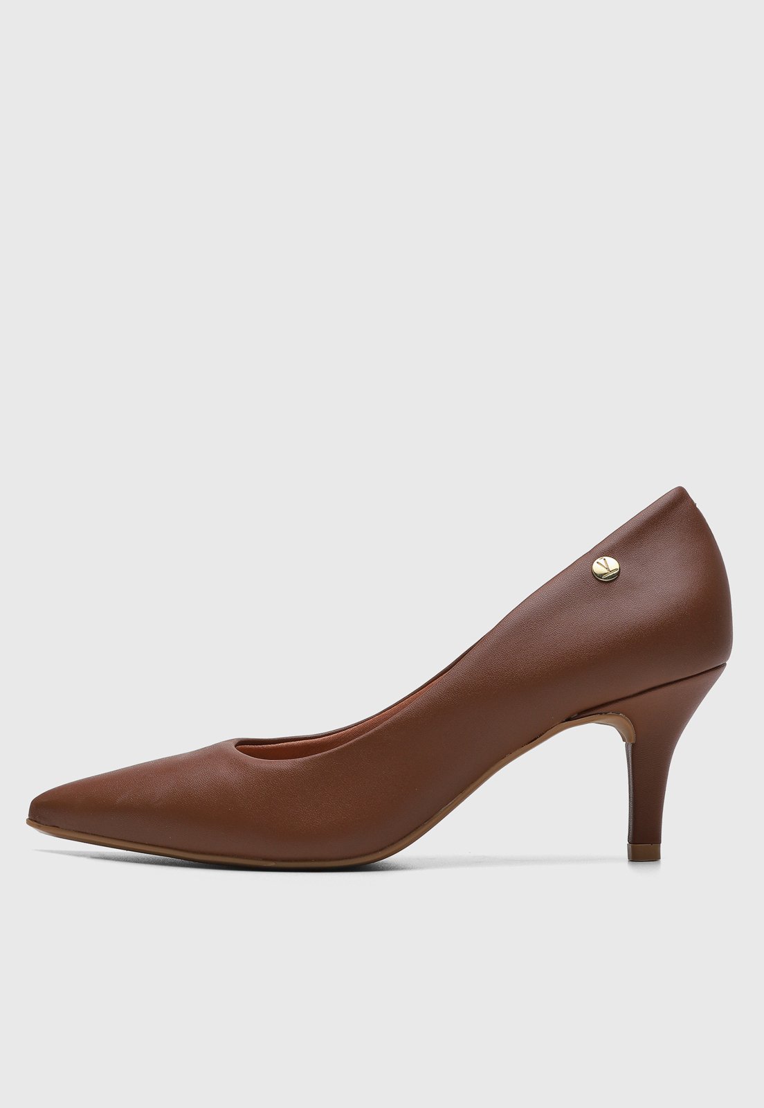 Scarpin Feminino Vizzano Salto Fino Marrom
