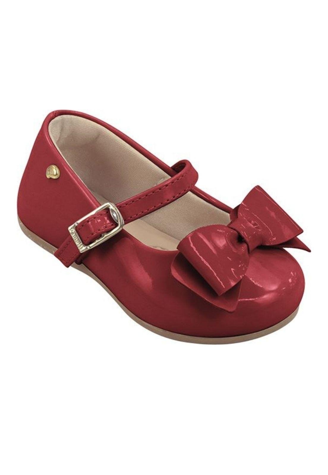 Vista 2 Infantil - Sapato Pampili Angel com Laço Verniz PKT preto PKT preto