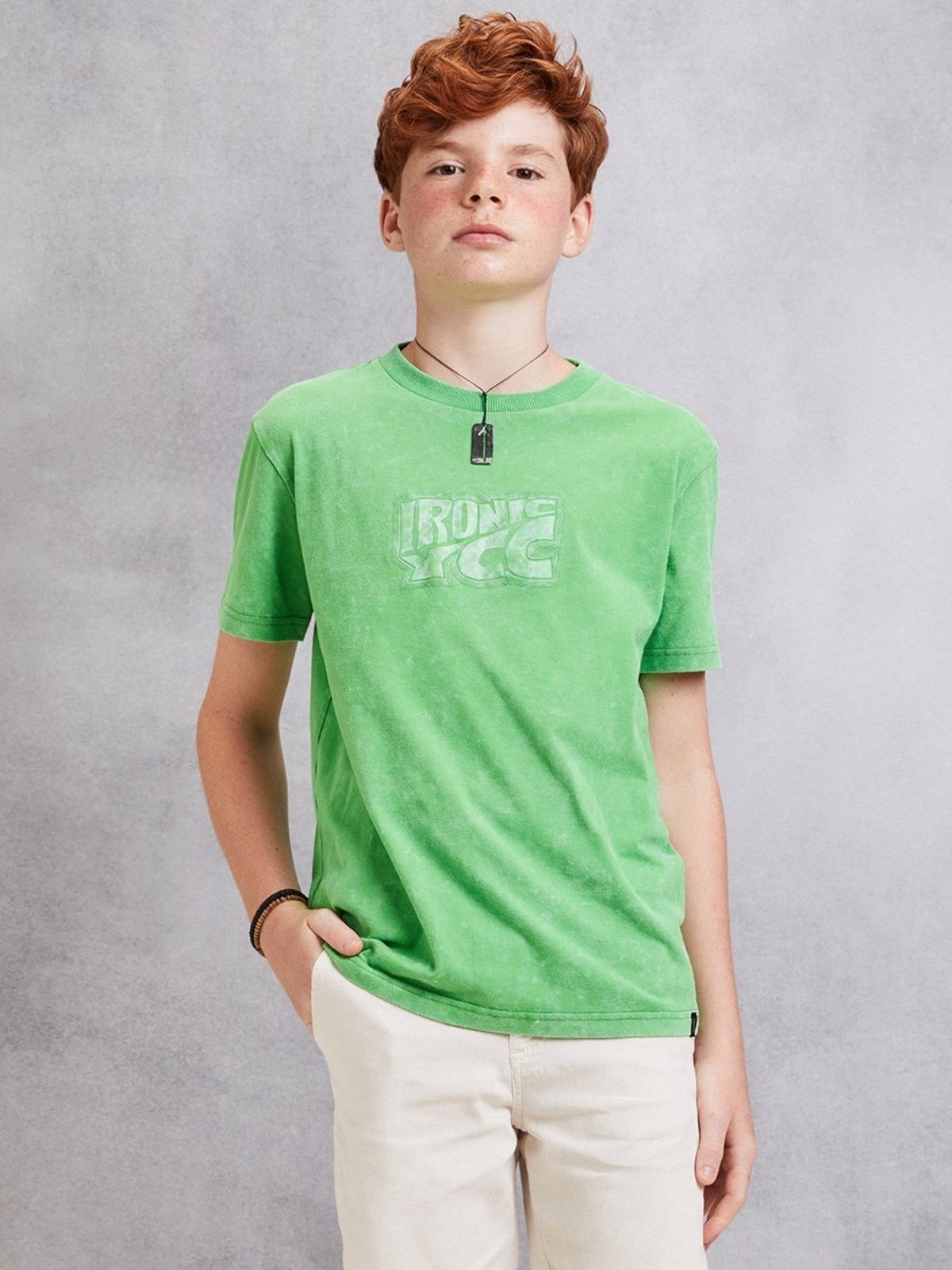 Infantil - Camiseta Verde Ironic