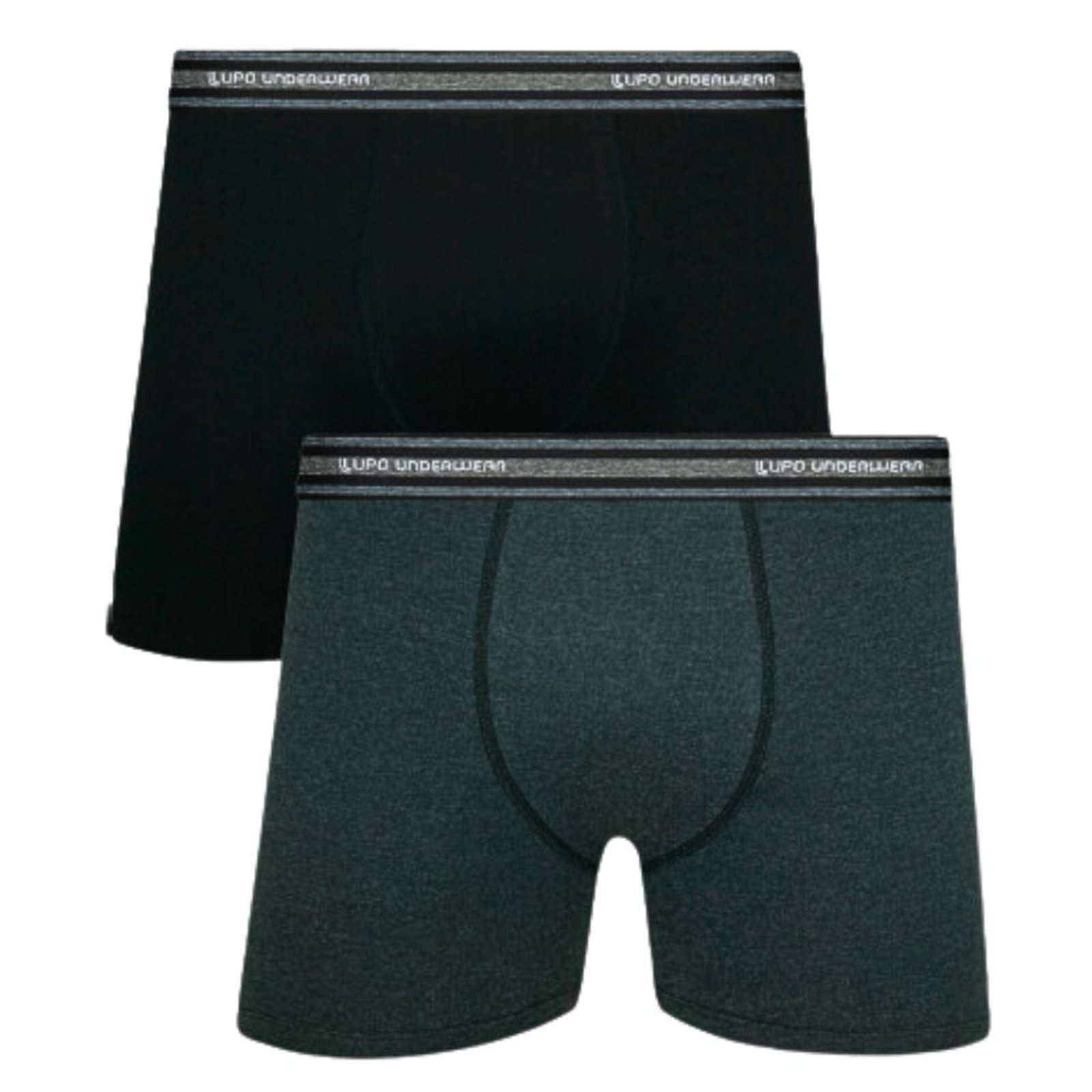 Kit 2 Cuecas Boxer Lupo Algodão com Elastano 523-088
