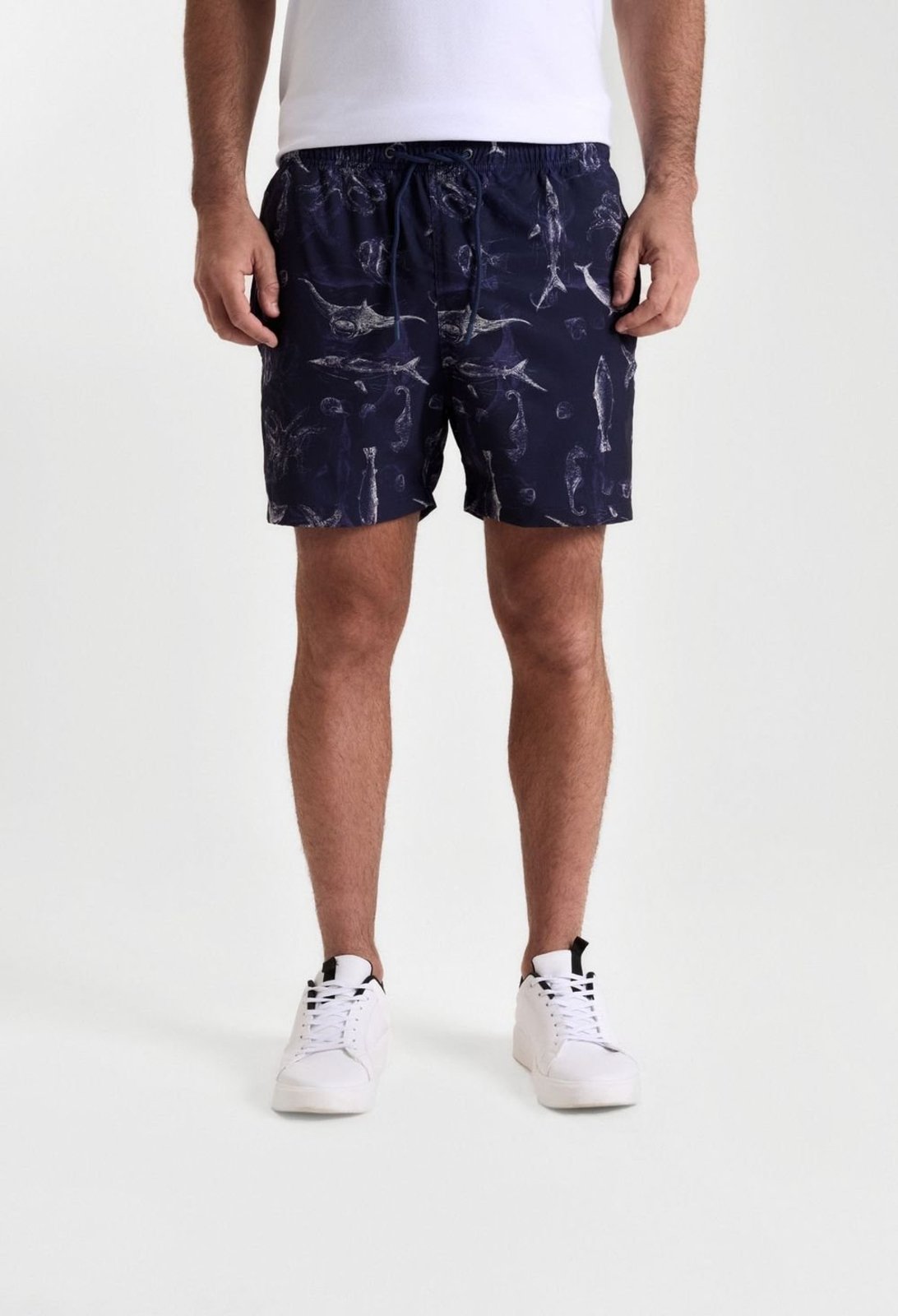 SHORTS DOCTHOS CONCEPTESTAMPADO 007 Marinho Gg