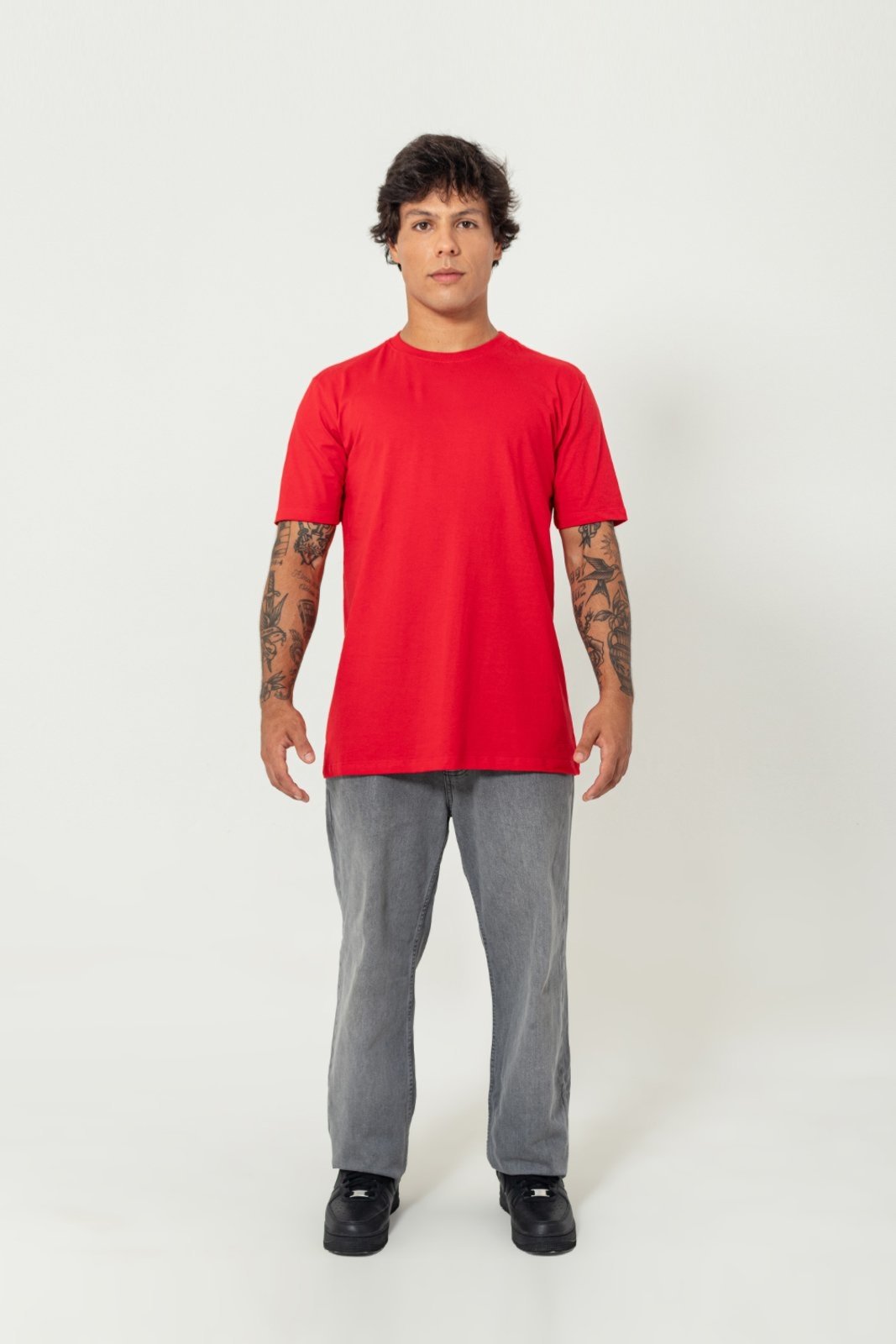 Camiseta Basic Casual Brunx Ind – Vermelho