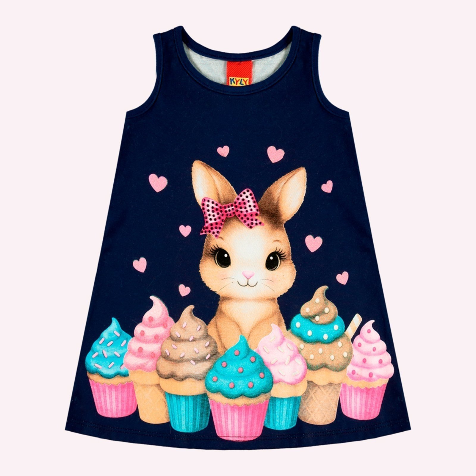 Infantil - Vestido Menina Coelhinho Kyly