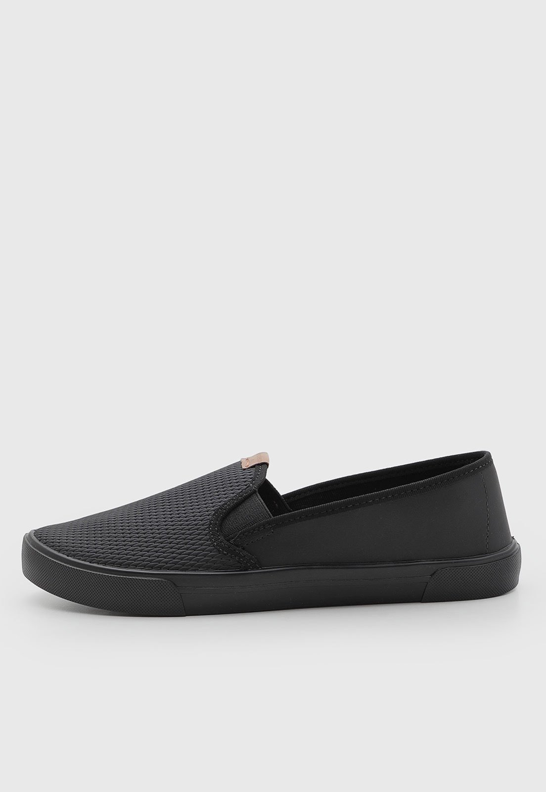 Tênis Feminino Moleca Slip On Preto