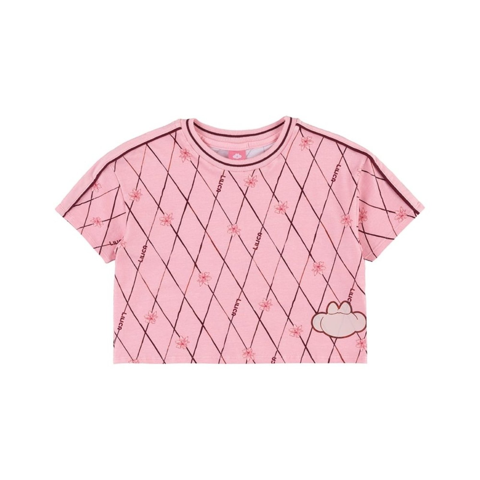 Infantil - Blusa Manga Curta Estampada Menina Lilica Ripilica