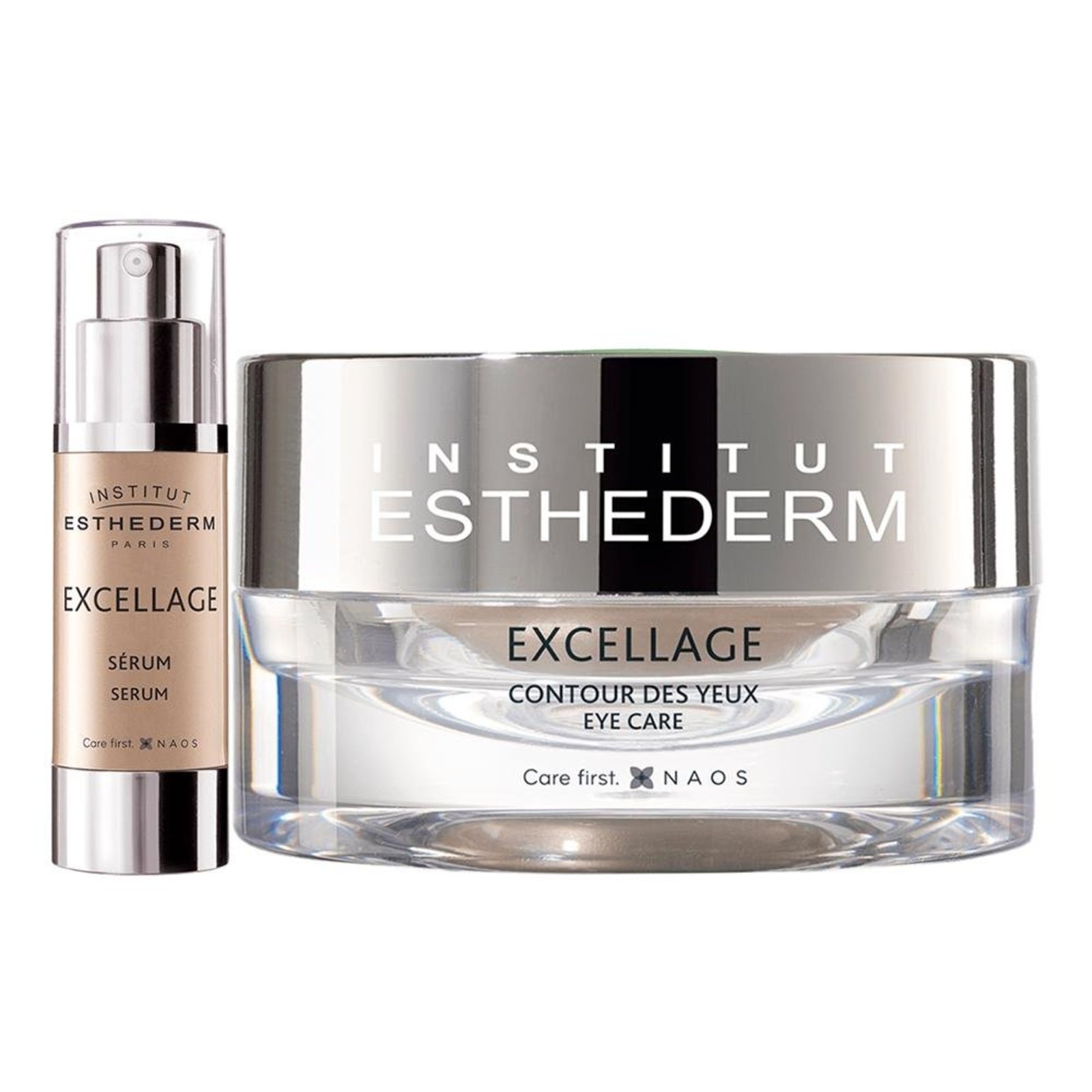 Kit Facial esthederm excellage - Creme Anti-Idade 15ml e Sérum 30ml