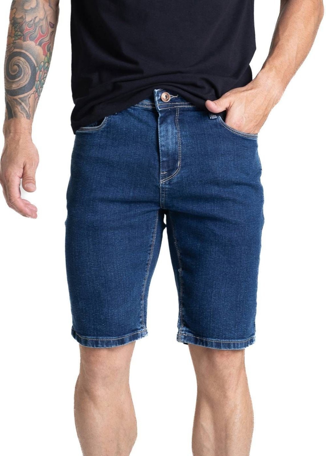 Bermuda Jeans Sawary - 282139 - Azul - Sawary