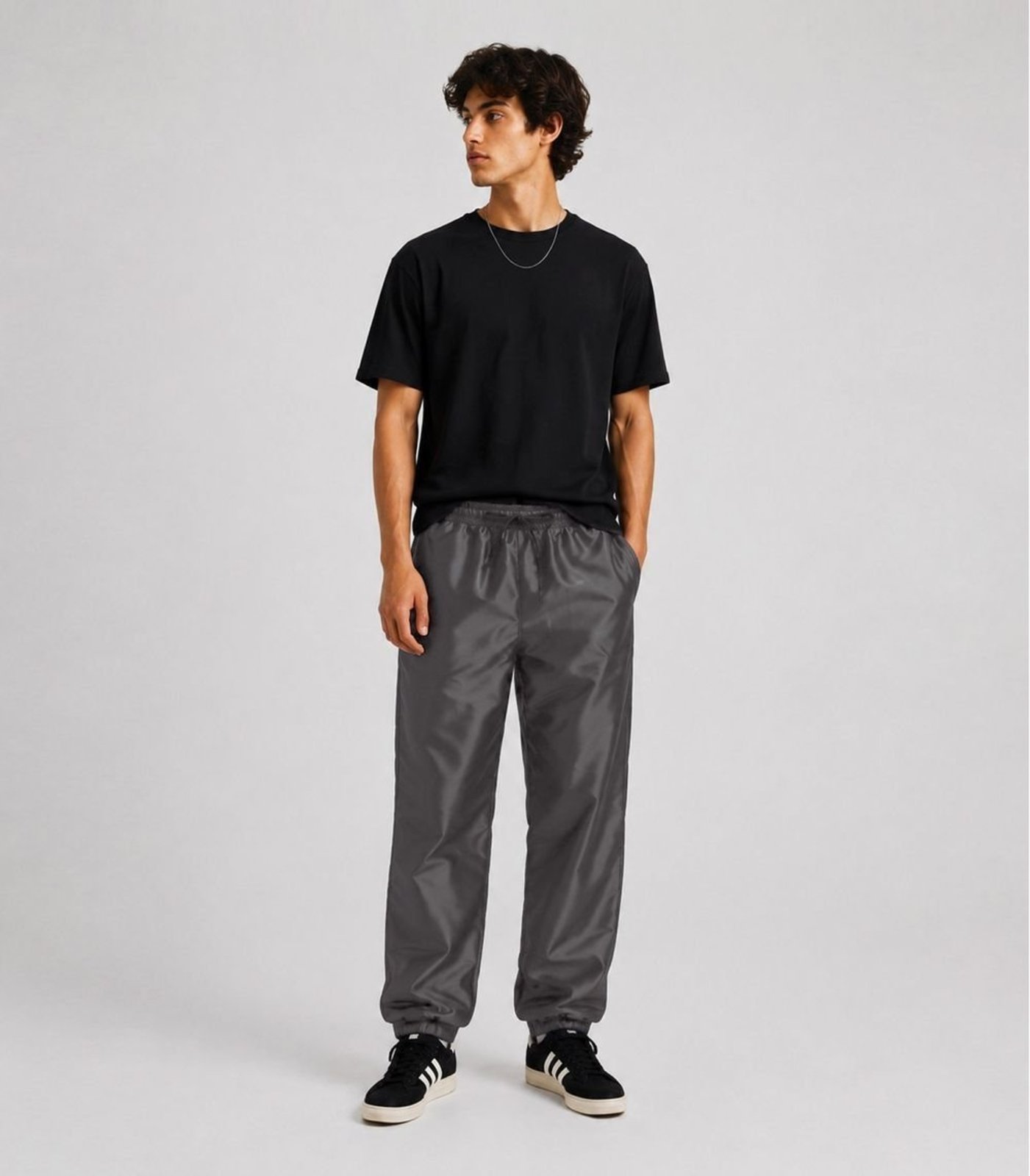 Calça Masculina Tactel Aqualight Com Bolso Select Cinza