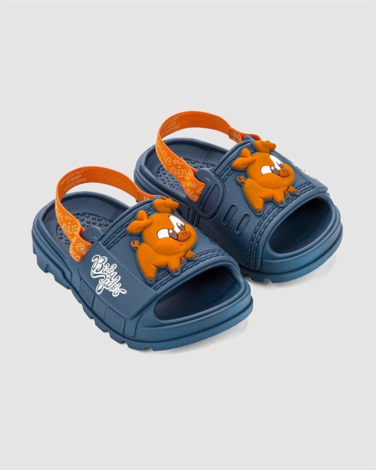 Infantil - Chinelo Slide de Grendene Recreations Biduzidos Azul