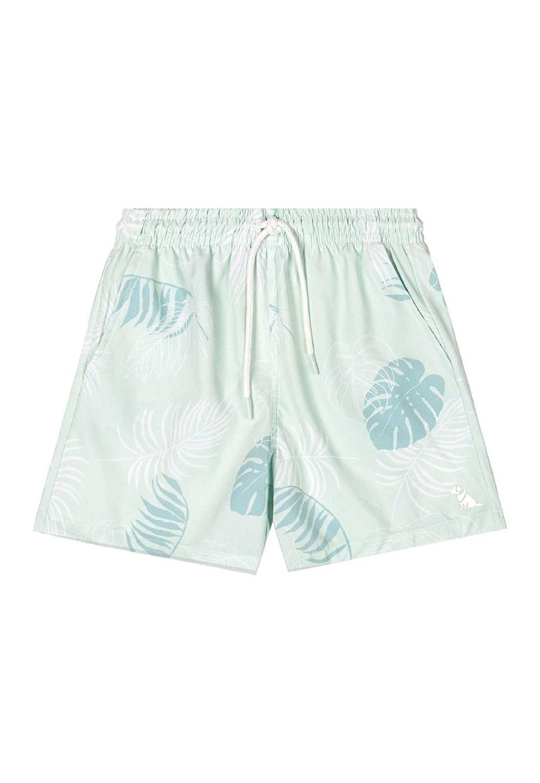 Infantil – Bermuda Boxer em Microfibra Quimby Verde