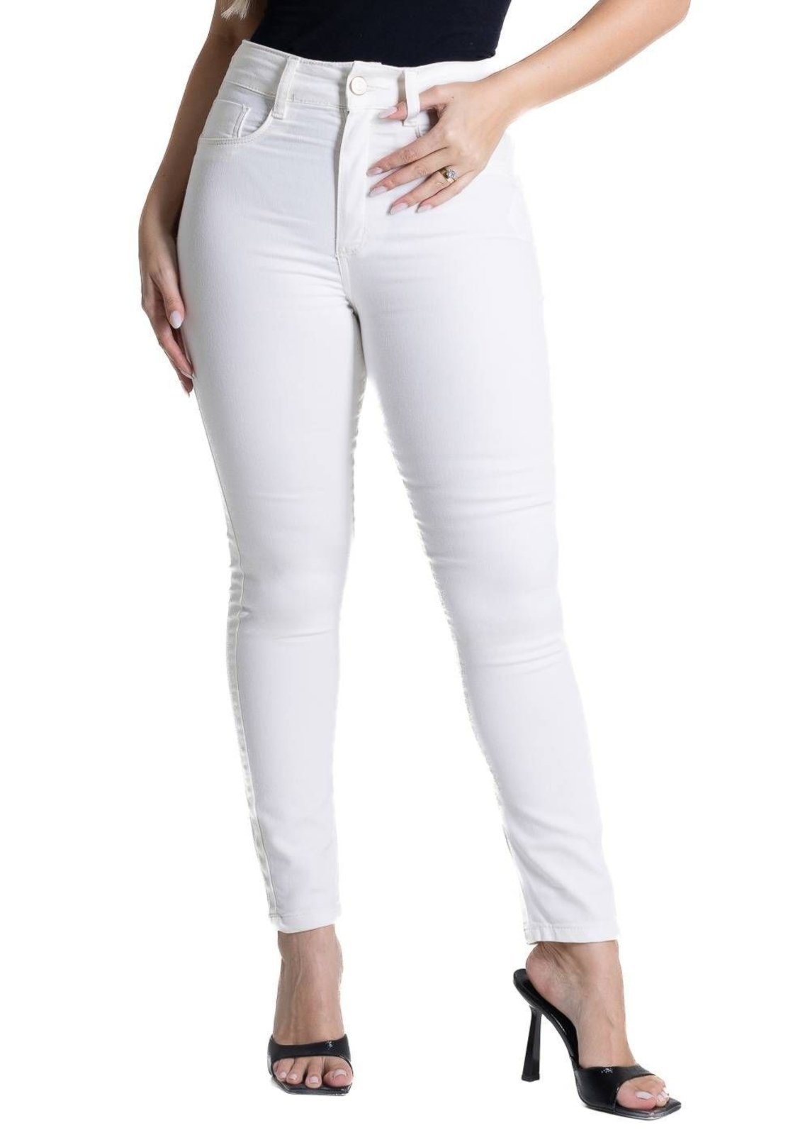 Calça Sarja Sawary Push Up -280908 – Bege – Sawary