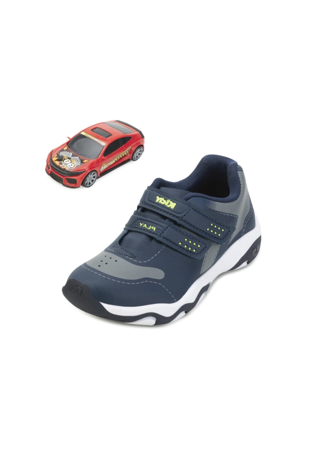 Infantil – Tênis Kidy Play KD24-00706 Marinho-Cinza