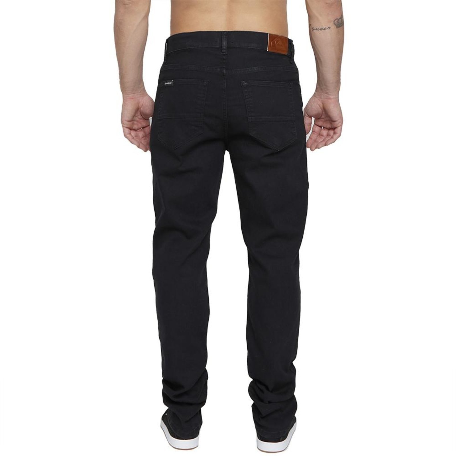 Calça Quiksilver Jeans Everyday Black SM25 Masculina Preto