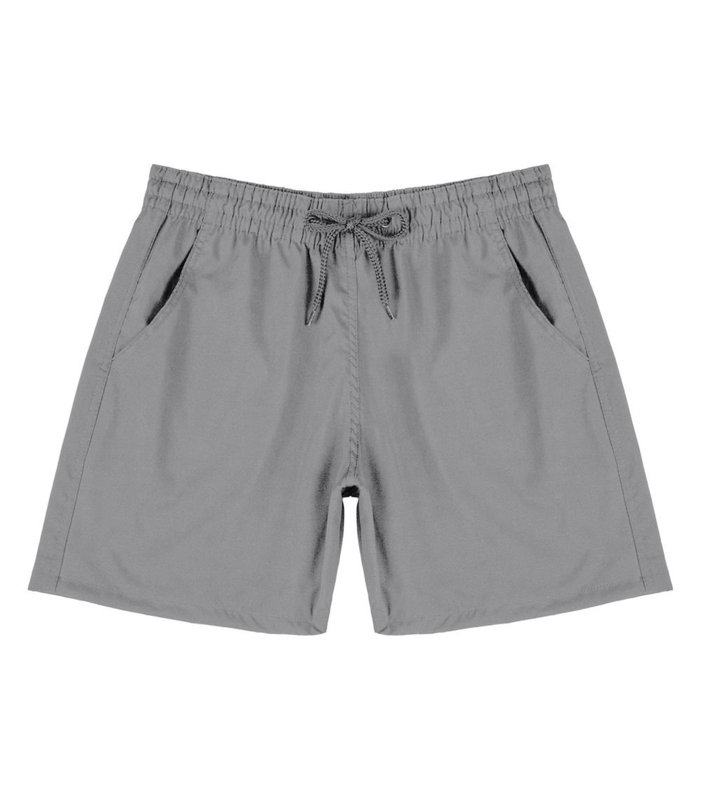 Bermuda Masculina Com Bolsos De Tactel Select Cinza
