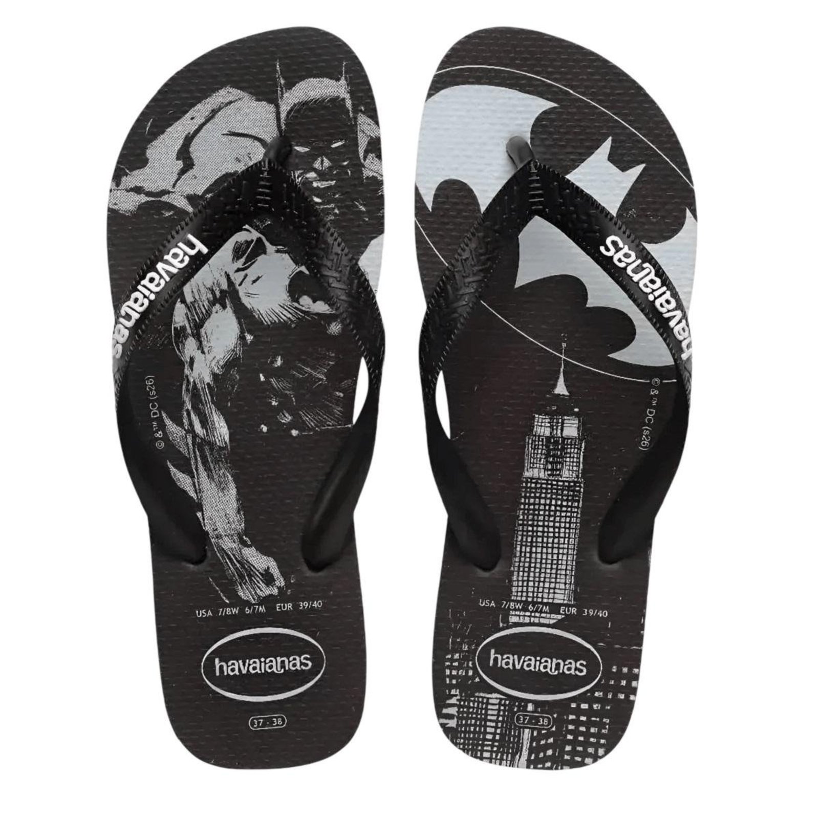 Chinelo Masculino Havaianas Top Warner Preto