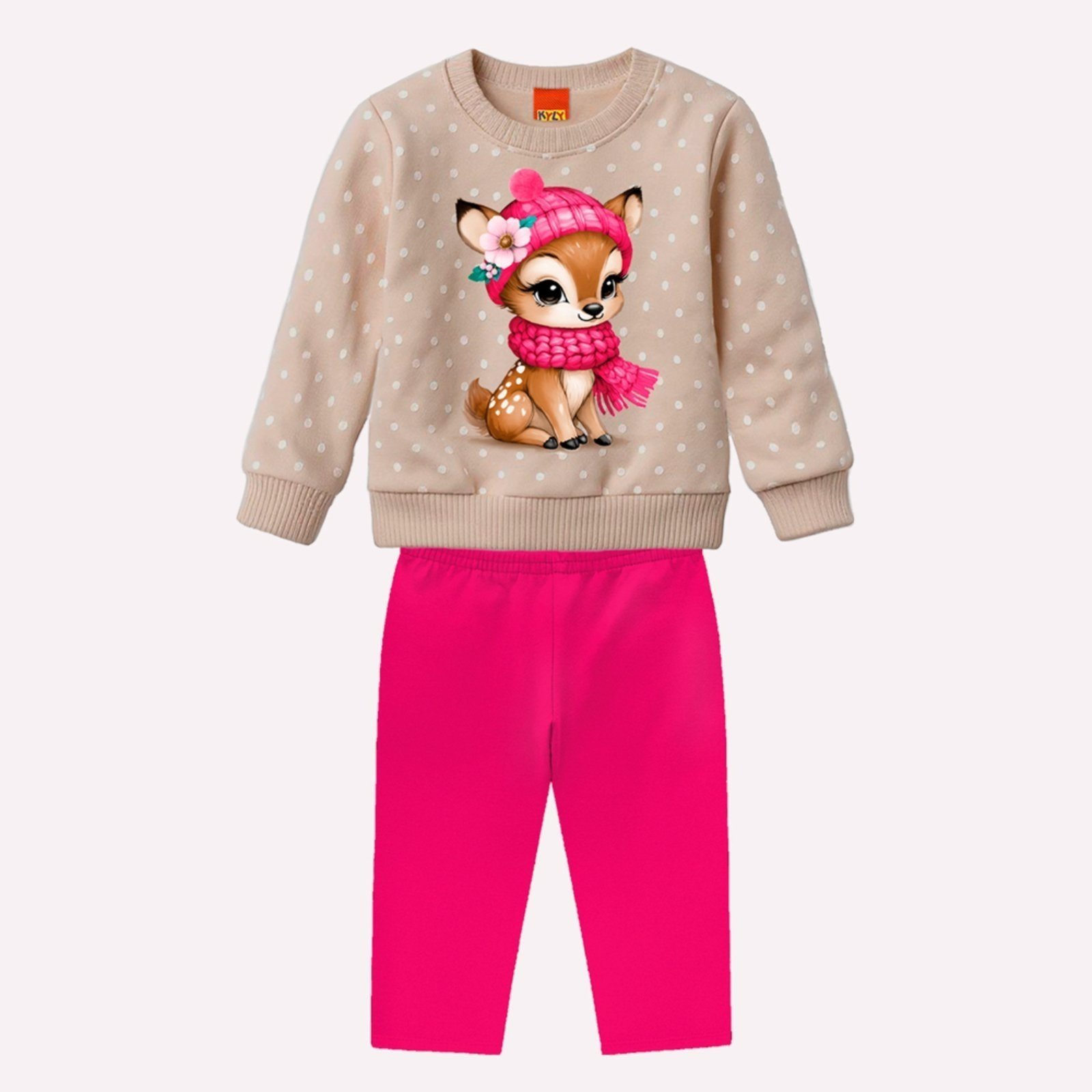 Infantil - Conjunto Menina Bordado Kyly
