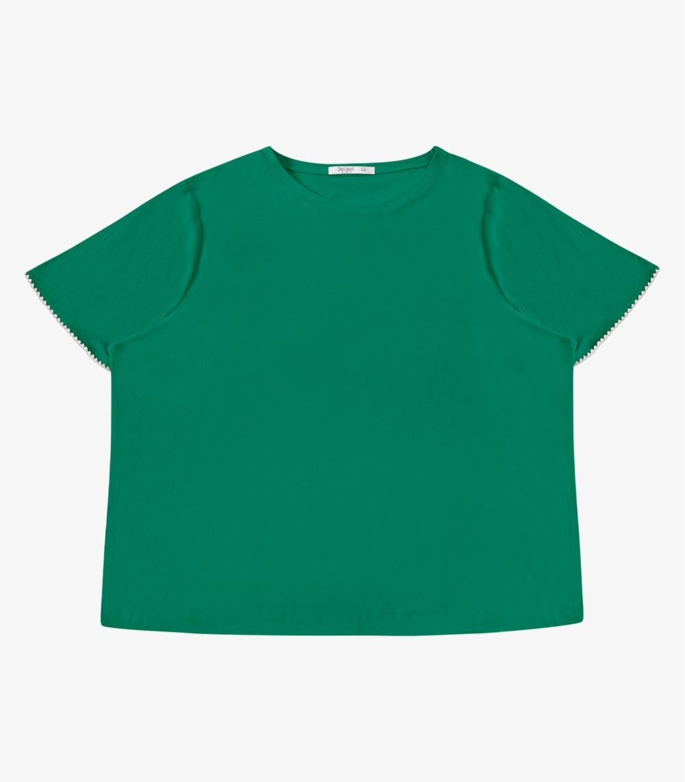 Blusa Feminina Viscose Ponto Concha Secret Glam Verde