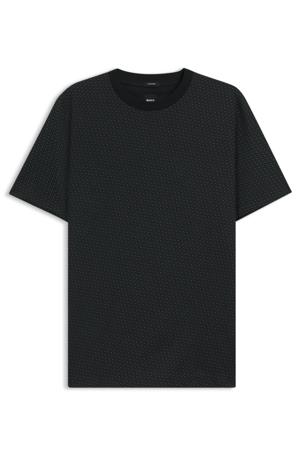 Camiseta De Algodão Mercerizado Com Monogramas