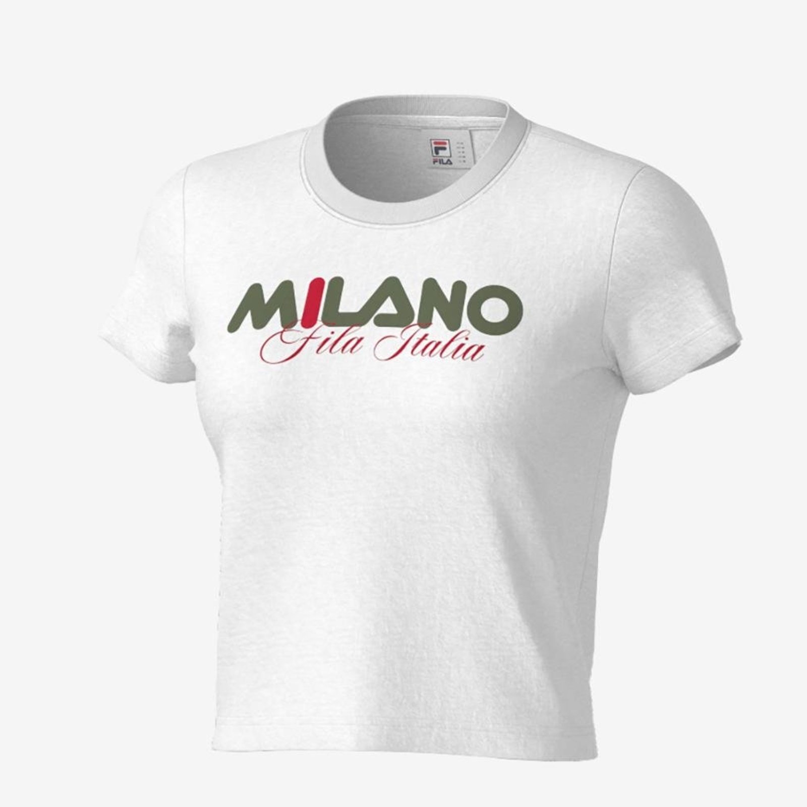 Camiseta Fila Slim Milano Ag Feminina Incolor