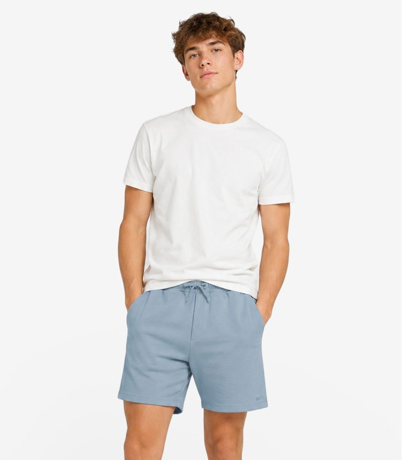 Infantil - Bermuda Masculina Piquet Verona Com Bolso Minty Azul
