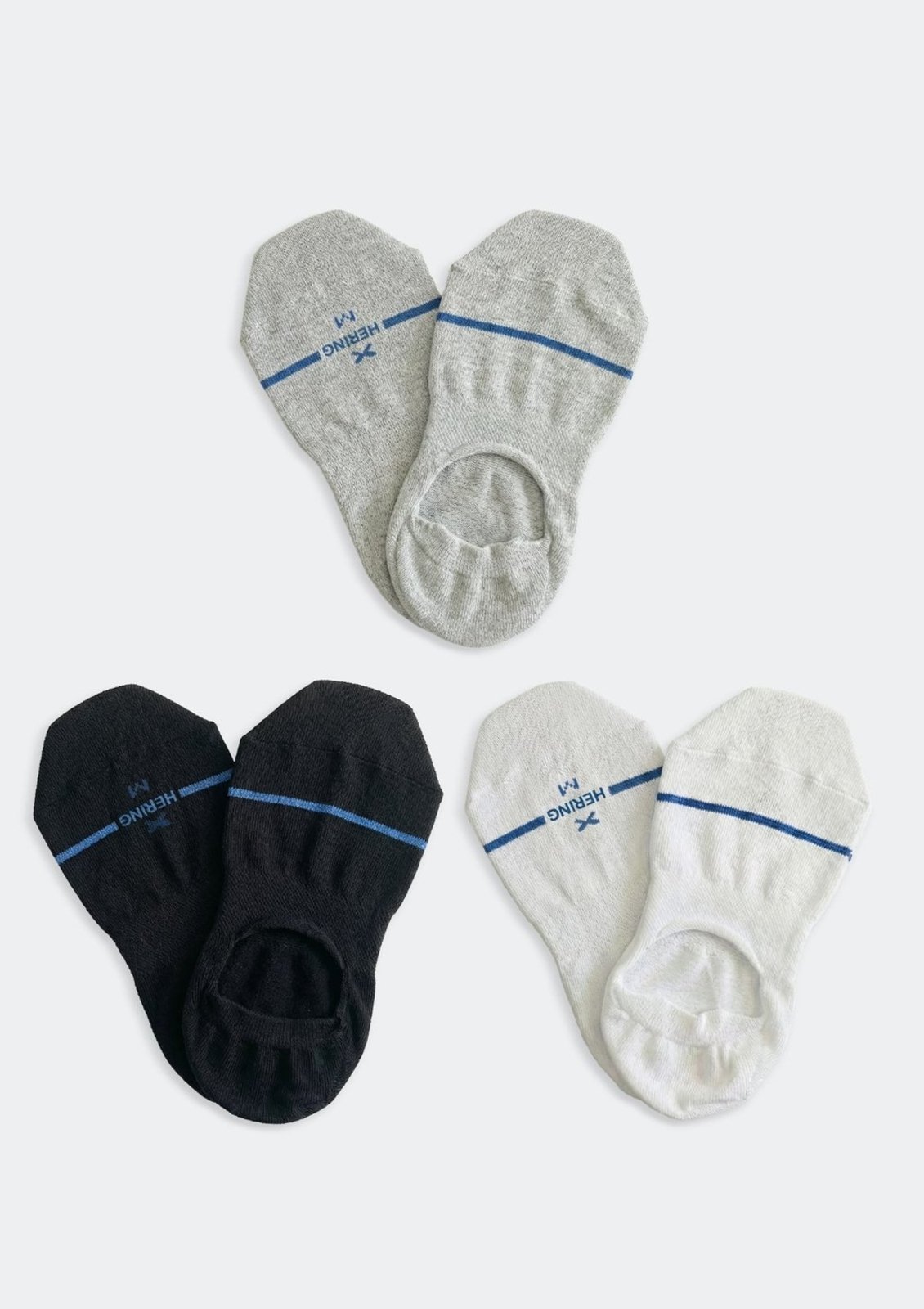 Kit 3 Pares De Meias Sapatilha Unissex Hering