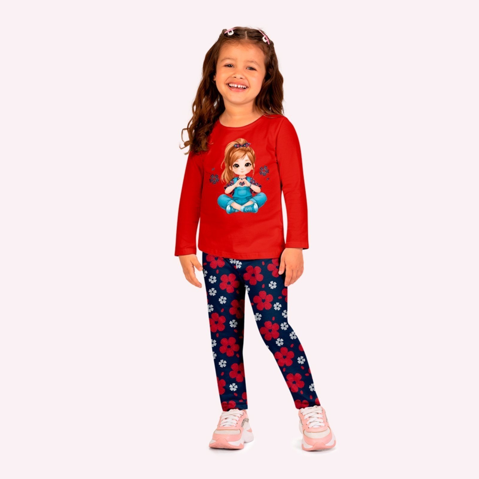 Infantil - Conjunto menina Estampa Kyly