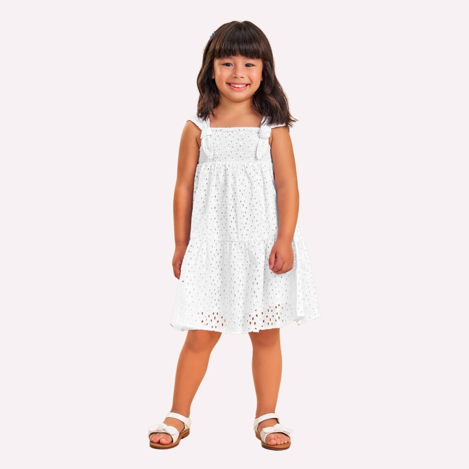 Infantil - Vestido Menina em Laise Nanai