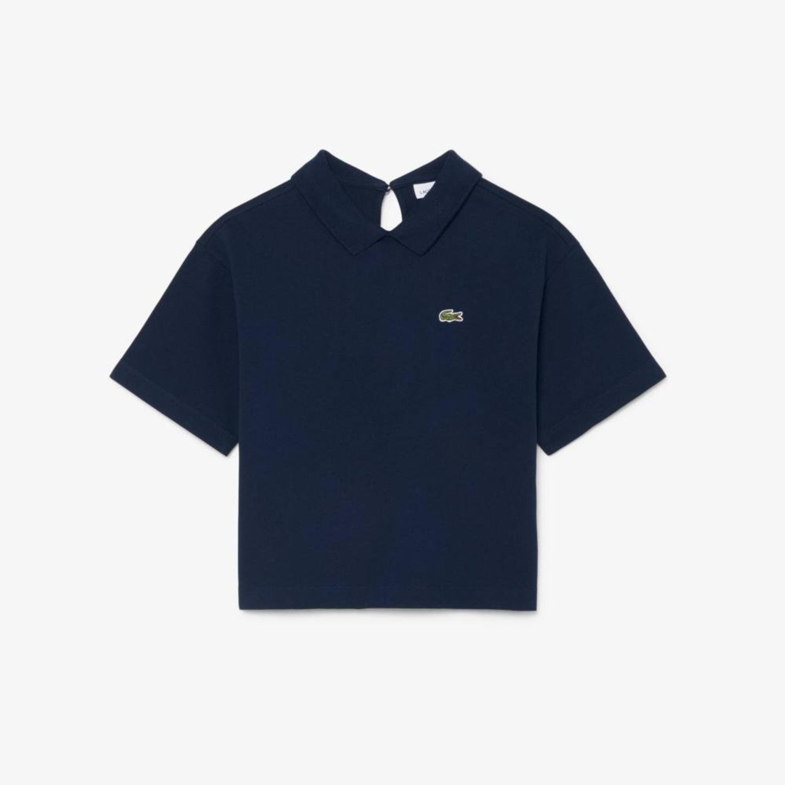 Camisa polo piqué Lacoste dupla face Azul